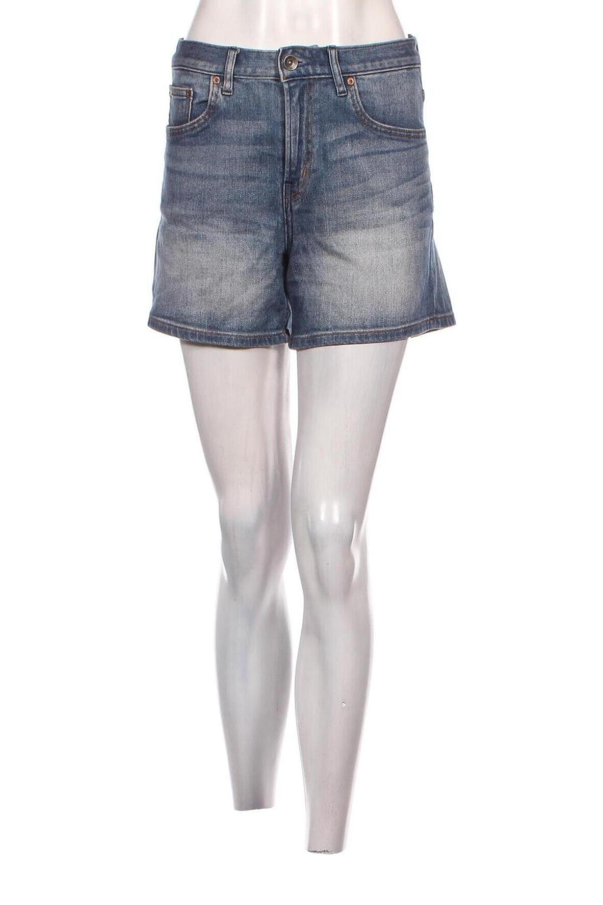 Γυναικείο κοντό παντελόνι WeSC, Μέγεθος M, Χρώμα Μπλέ, Τιμή 6,64 €