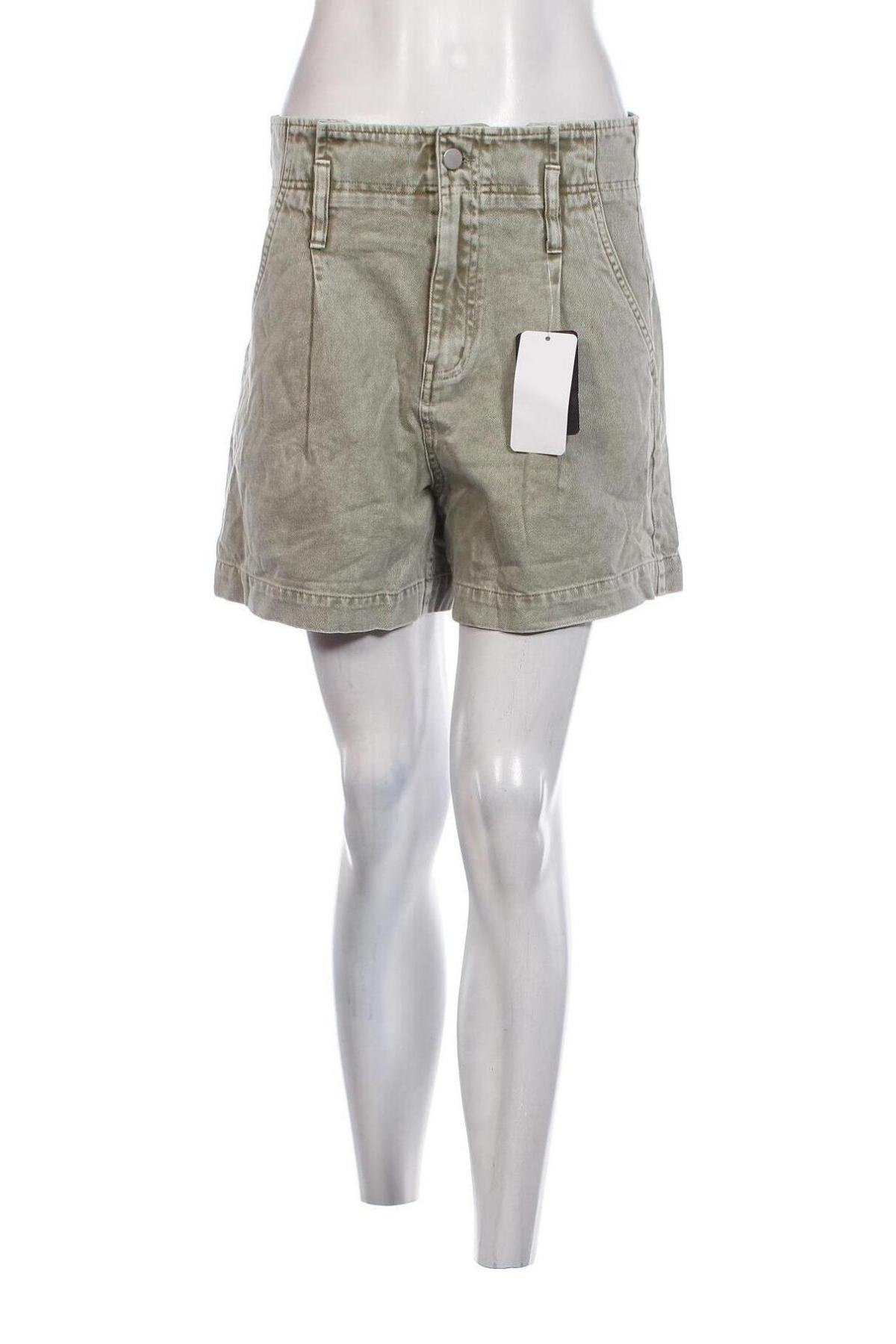 Γυναικείο κοντό παντελόνι Yishion, Μέγεθος L, Χρώμα Πράσινο, Τιμή 19,18 €