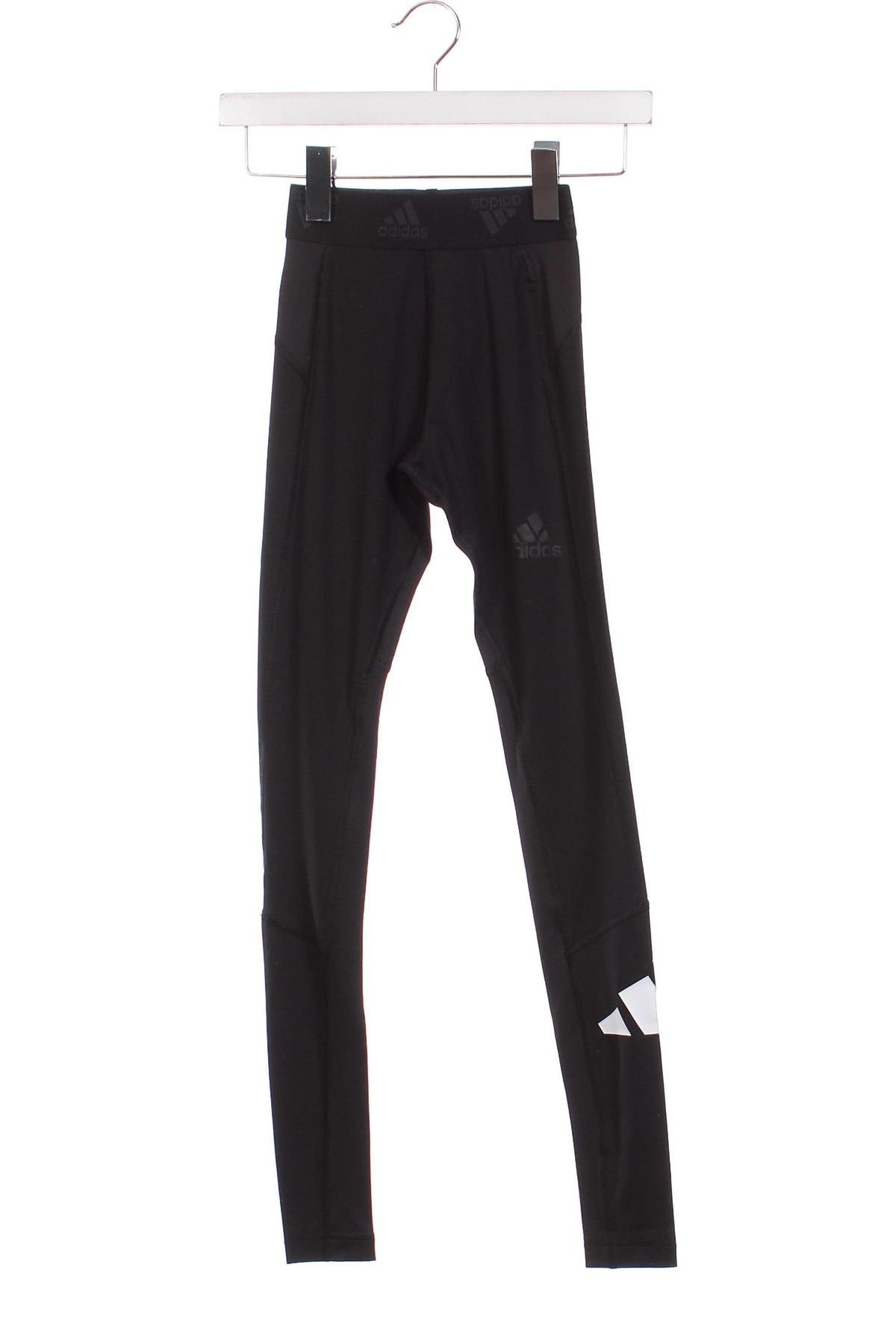 Γυναικείο κολάν Adidas, Μέγεθος XS, Χρώμα Μαύρο, Τιμή 37,11 €