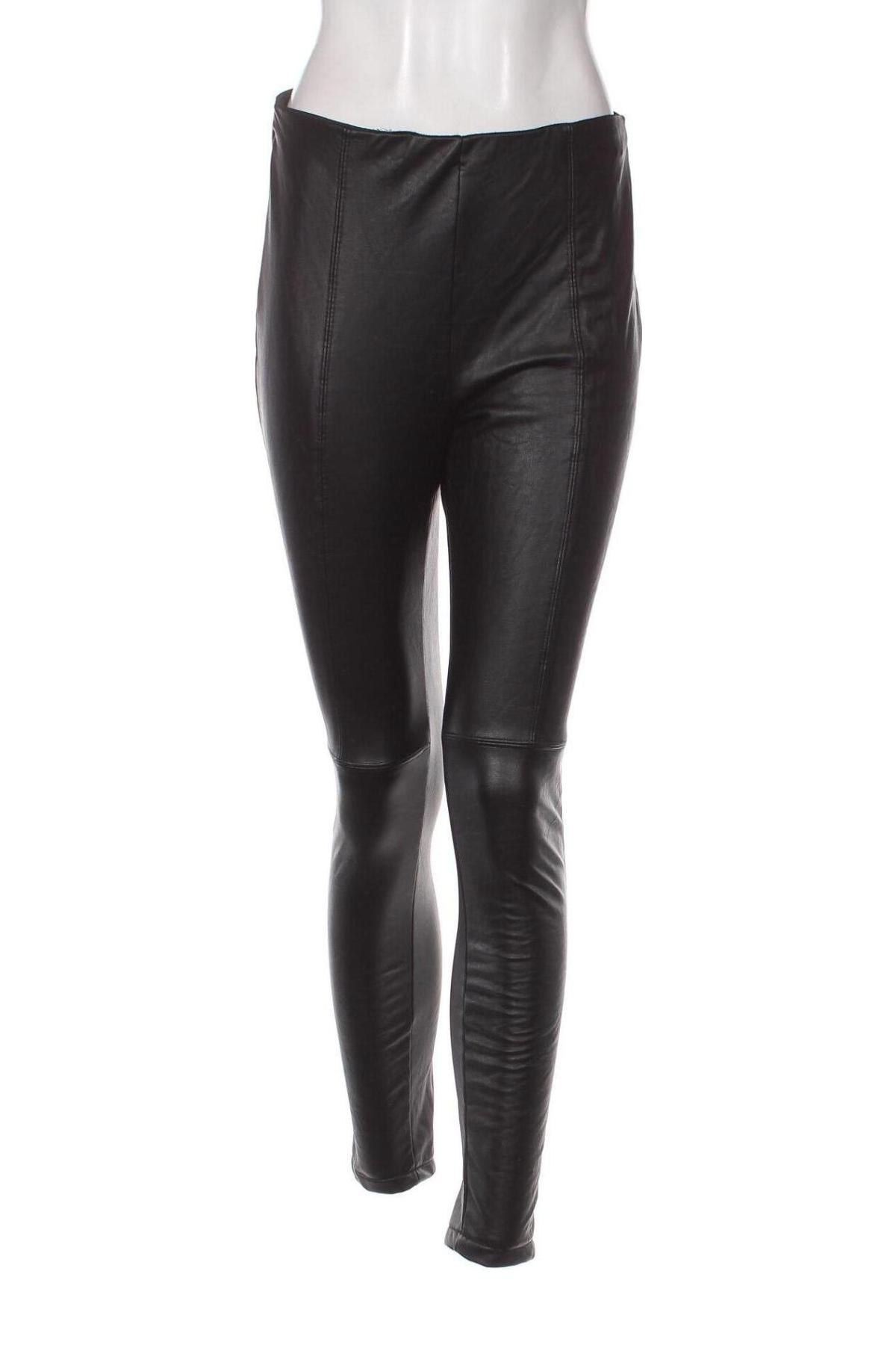 Γυναικείο παντελόνι δερμάτινο, Μέγεθος L, Χρώμα Μαύρο, Τιμή 6,67 €