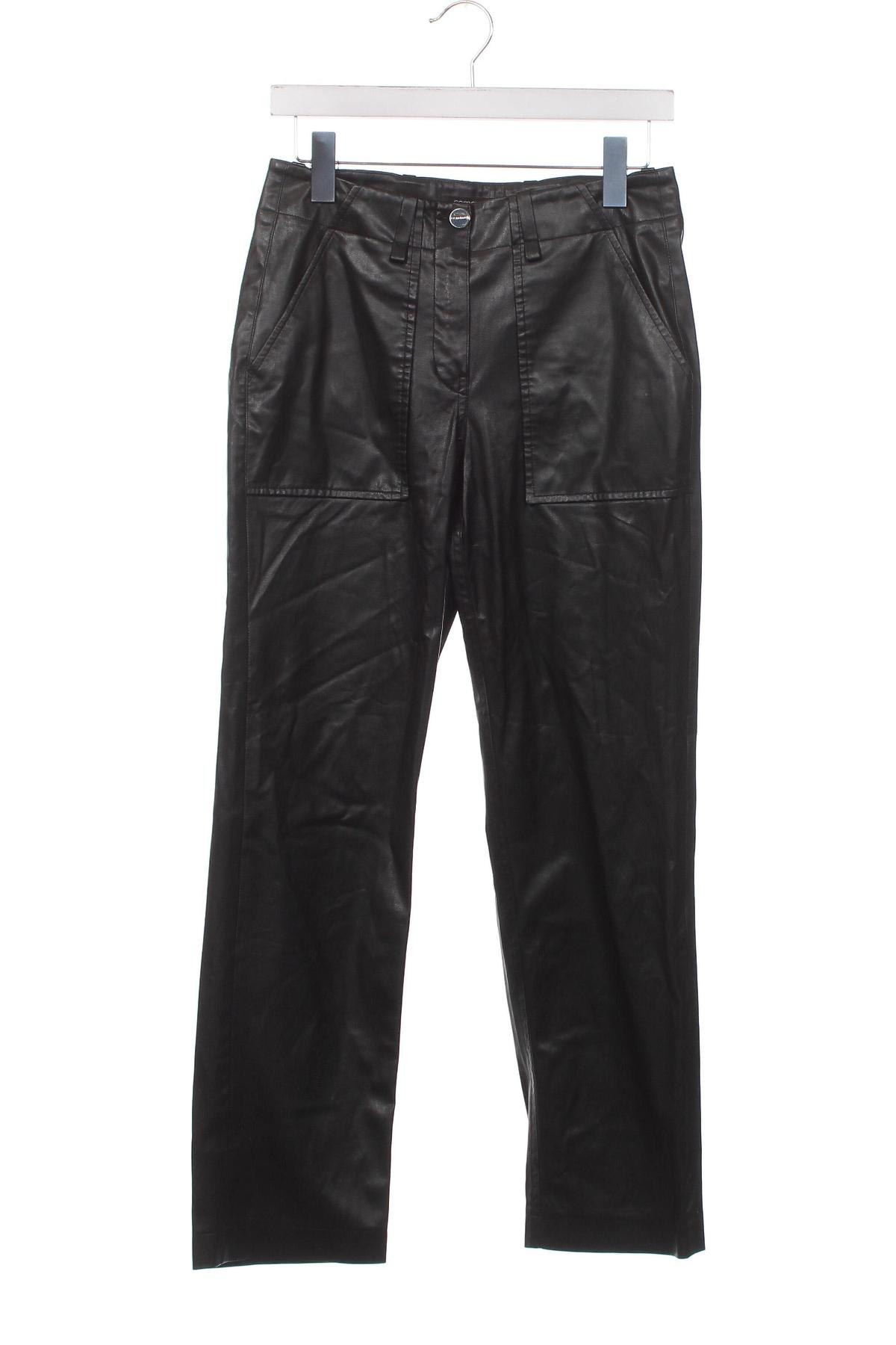 Дамски кожен панталон Comma,, Размер XS, Цвят Черен, Цена 24,19 лв.
