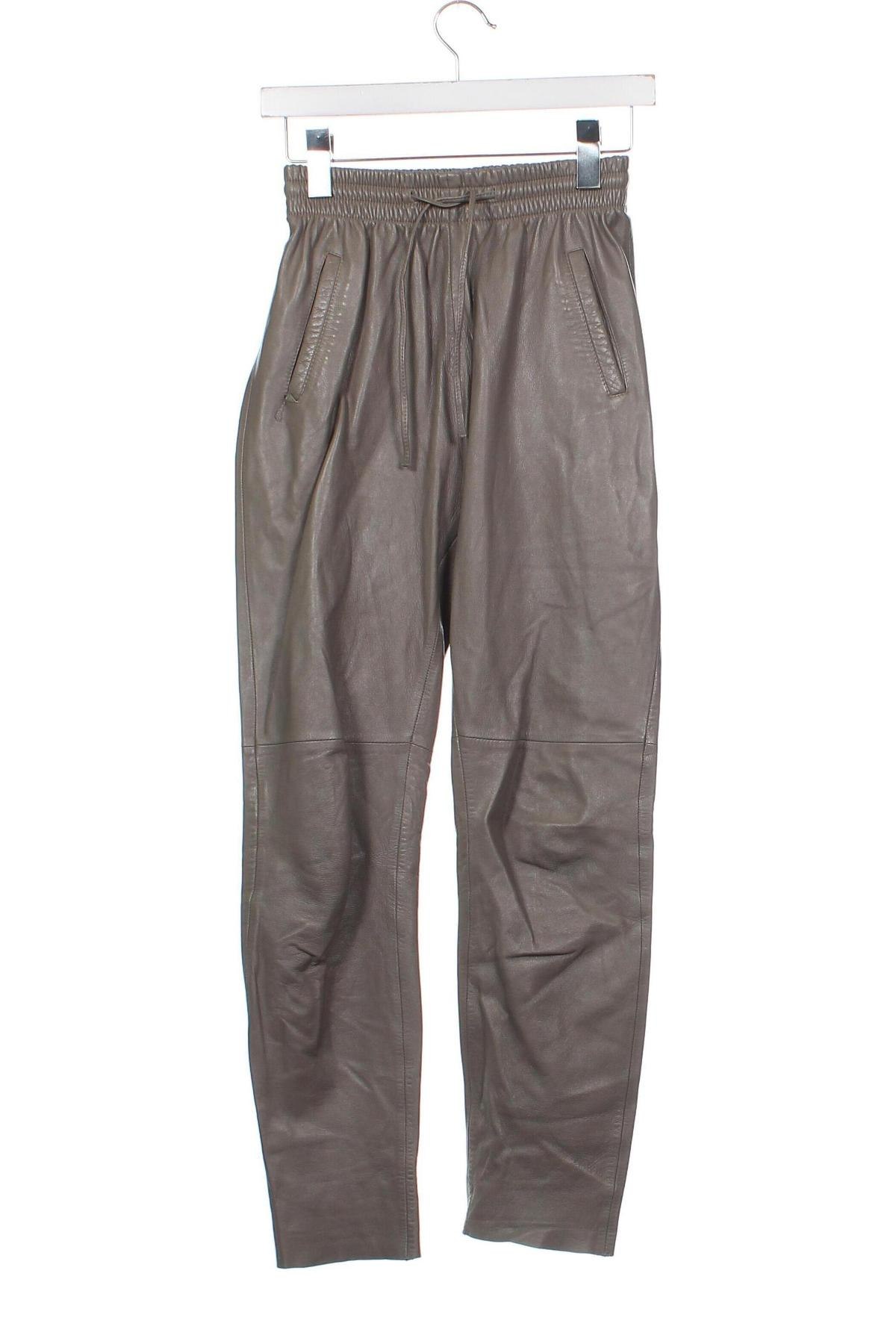 Pantaloni de piele pentru damă Oakwood, Mărime XS, Culoare Gri, Preț 1.322,37 Lei