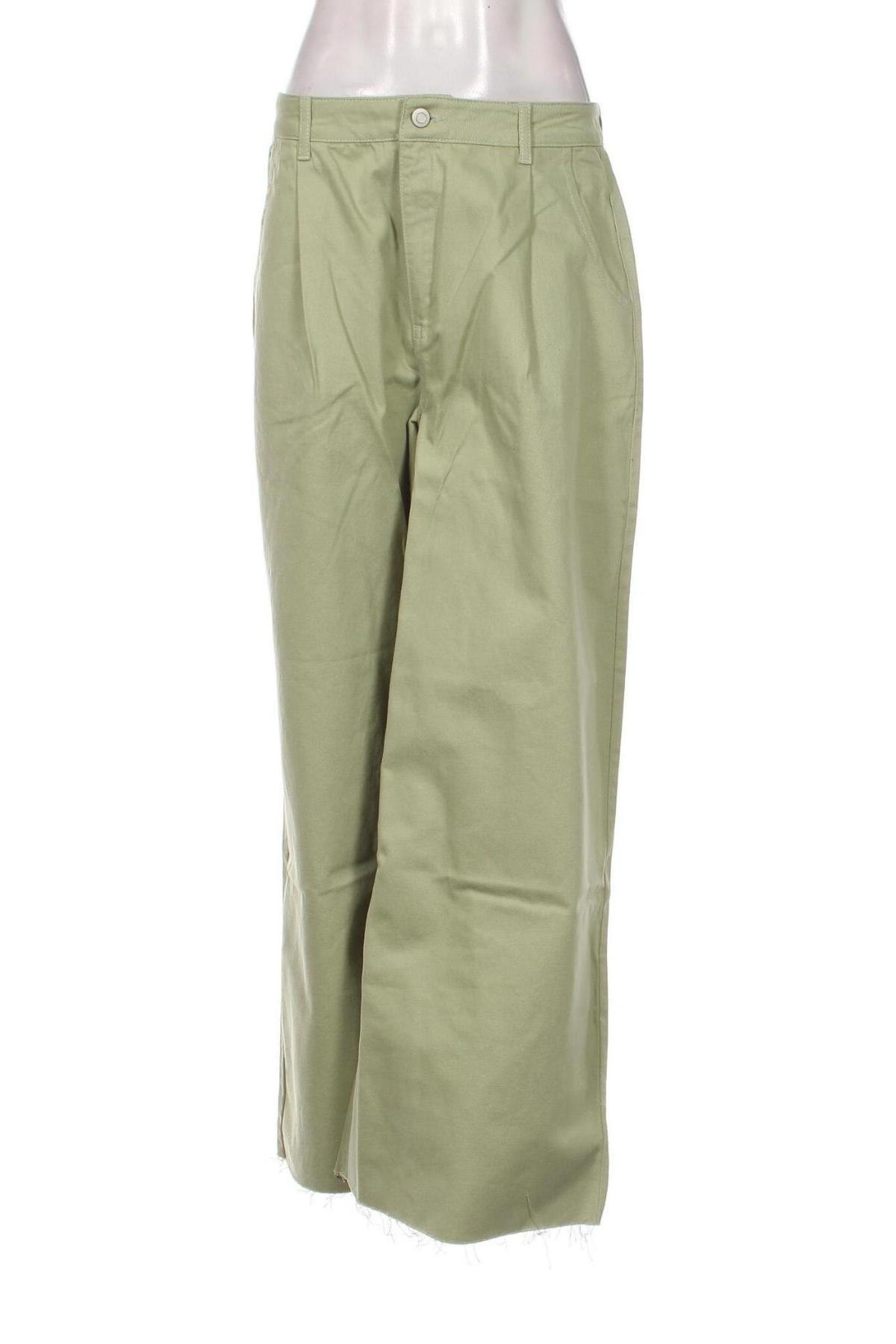 Pantaloni de femei Aligne, Mărime M, Culoare Verde, Preț 163,29 Lei