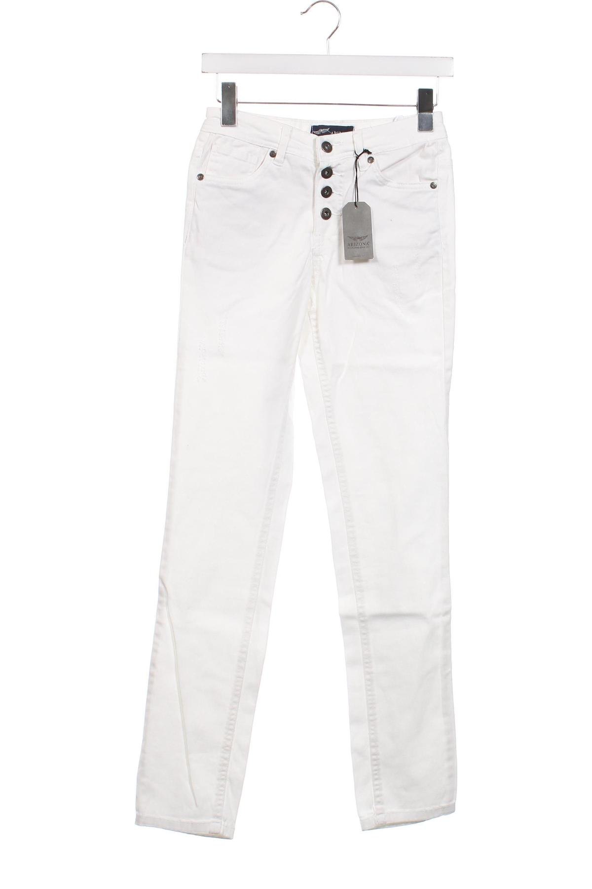 Дамски панталон Arizona, Размер XS, Цвят Бял, Цена 46,00 лв.