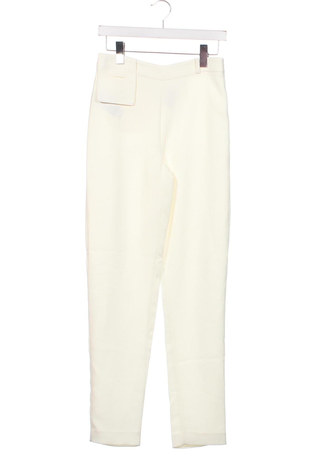 Pantaloni de femei Armani Exchange, Mărime S, Culoare Ecru, Preț 268,42 Lei