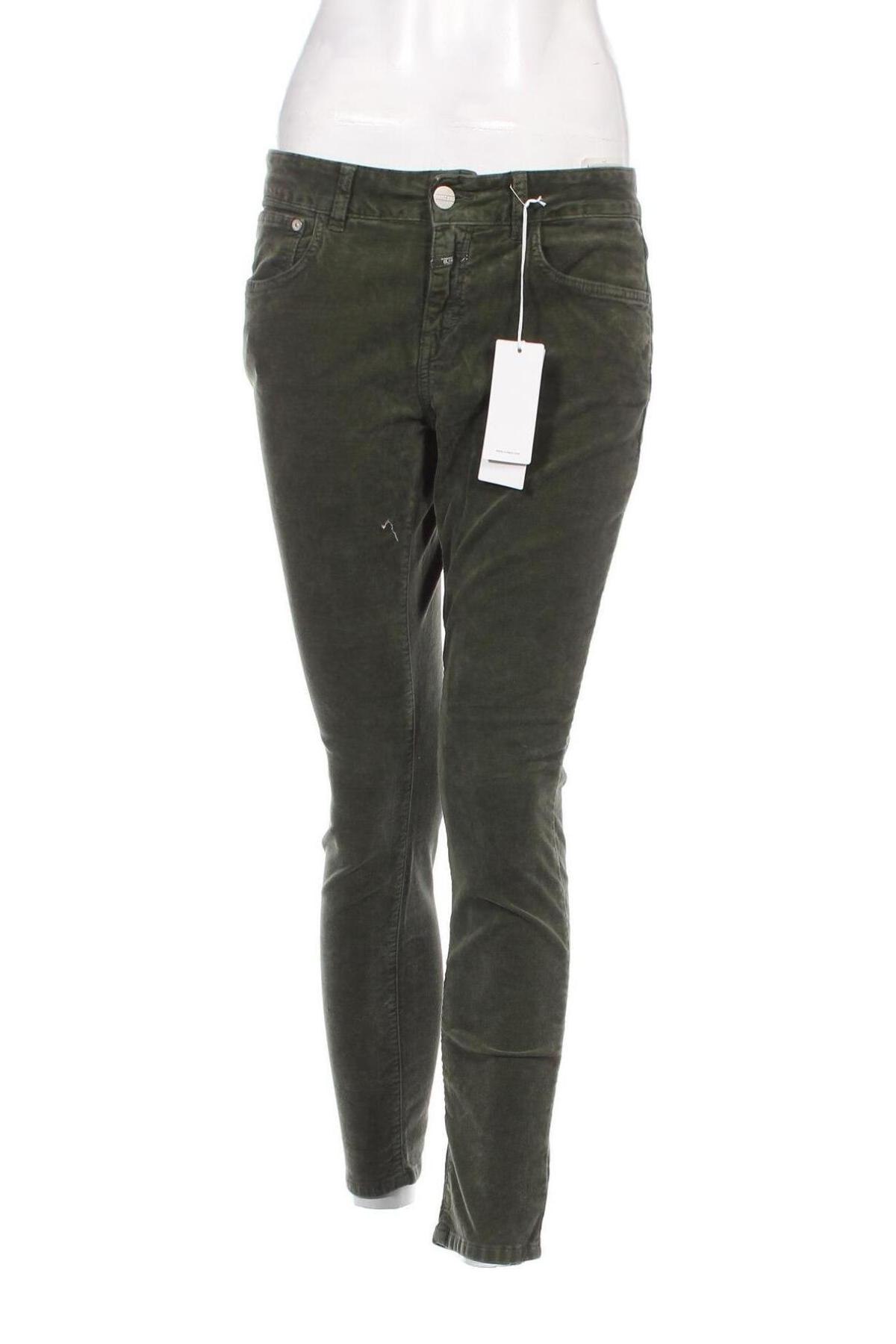 Pantaloni de femei Closed, Mărime M, Culoare Verde, Preț 424,74 Lei
