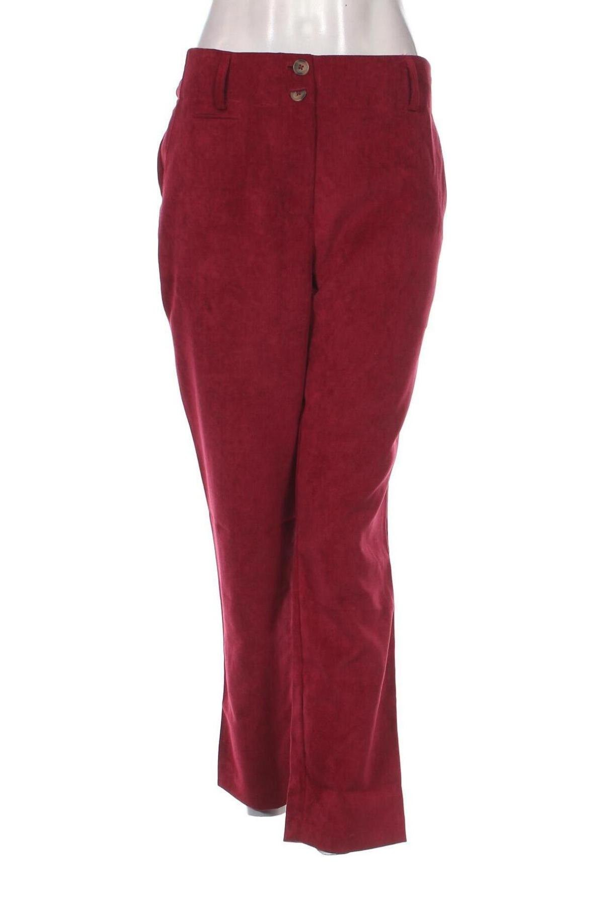 Pantaloni de femei Cortefiel, Mărime XL, Culoare Roșu, Preț 91,58 Lei