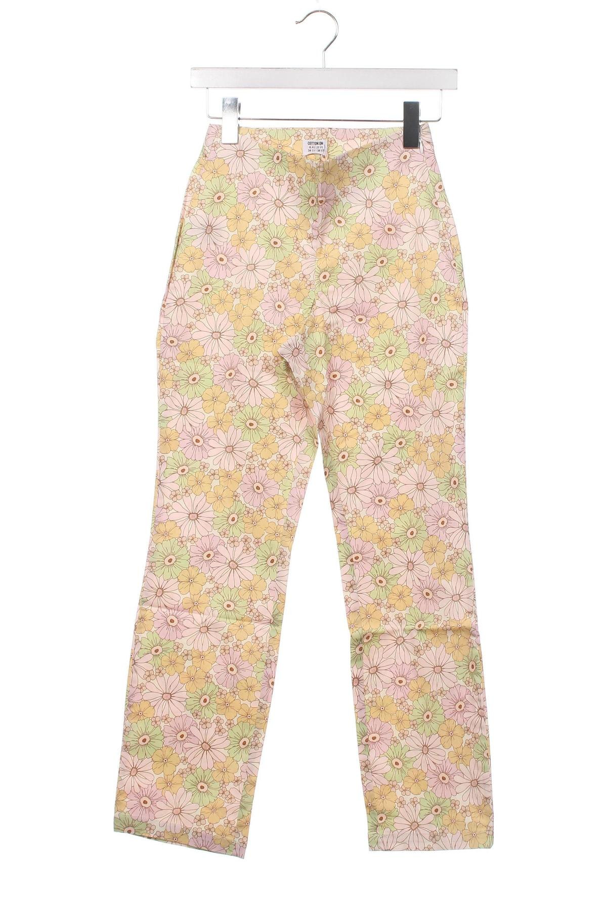 Γυναικείο παντελόνι Cotton On, Μέγεθος XS, Χρώμα Πολύχρωμο, Τιμή 14,70 €