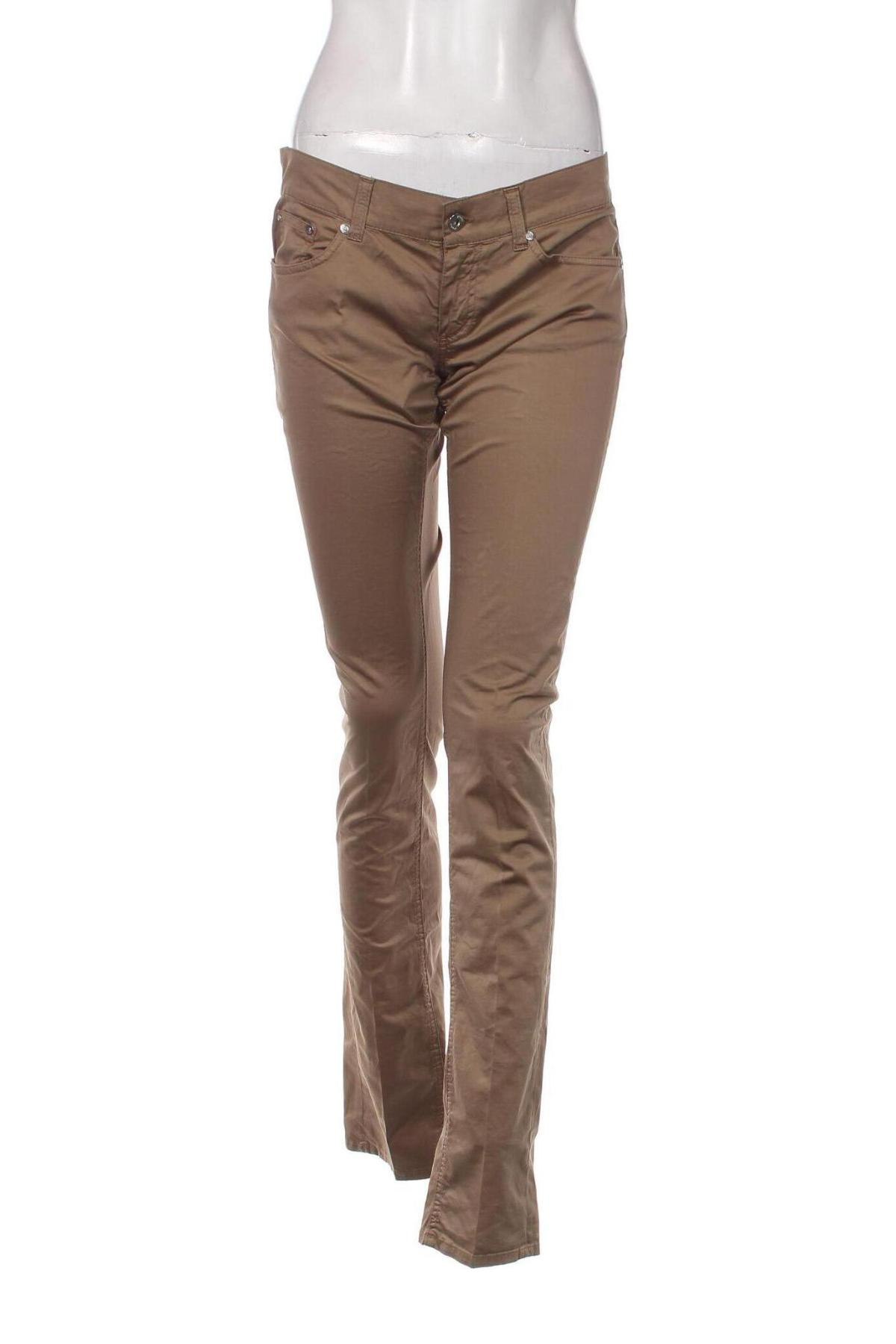 Pantaloni de femei Dondup, Mărime L, Culoare Bej, Preț 52,30 Lei