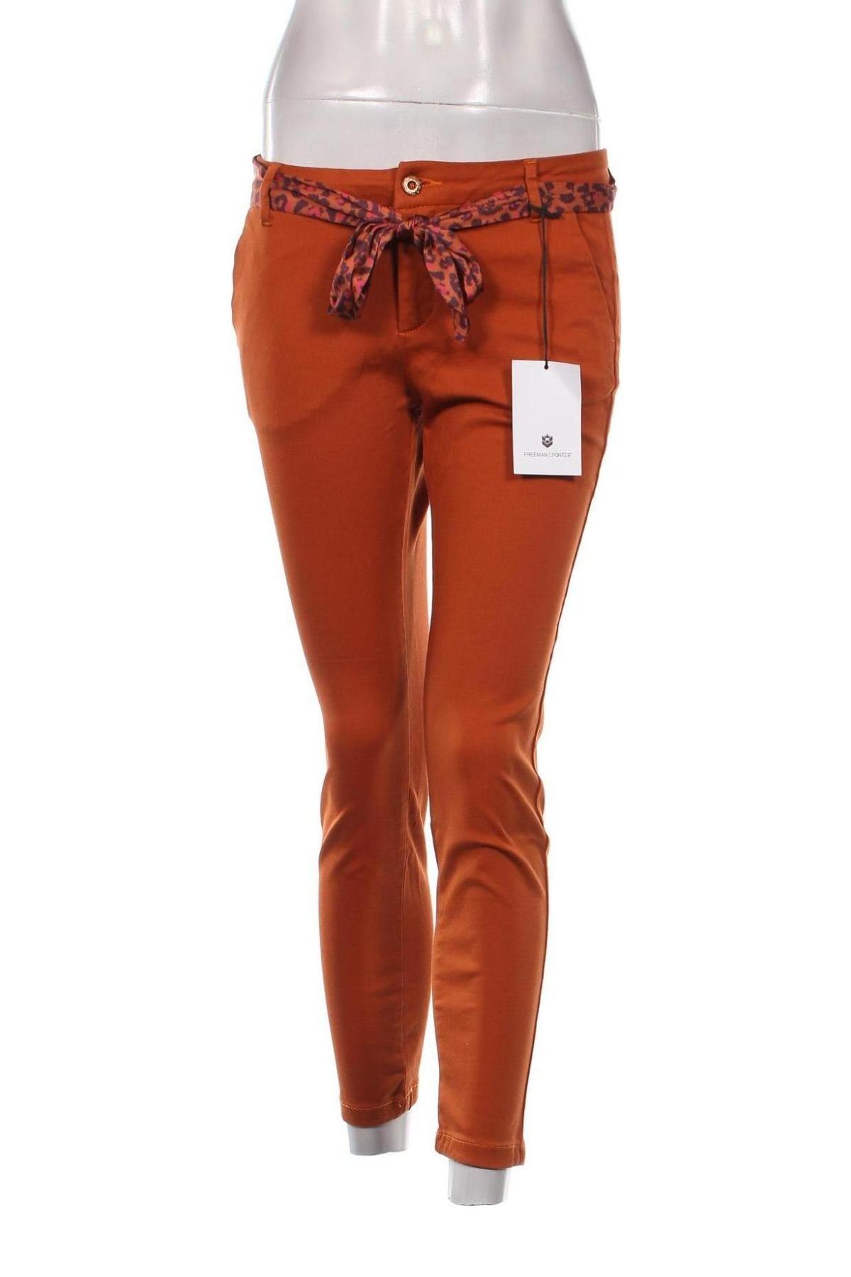 Дамски панталон Freeman T. Porter, Размер S, Цвят Оранжев, Цена 21,90 лв.