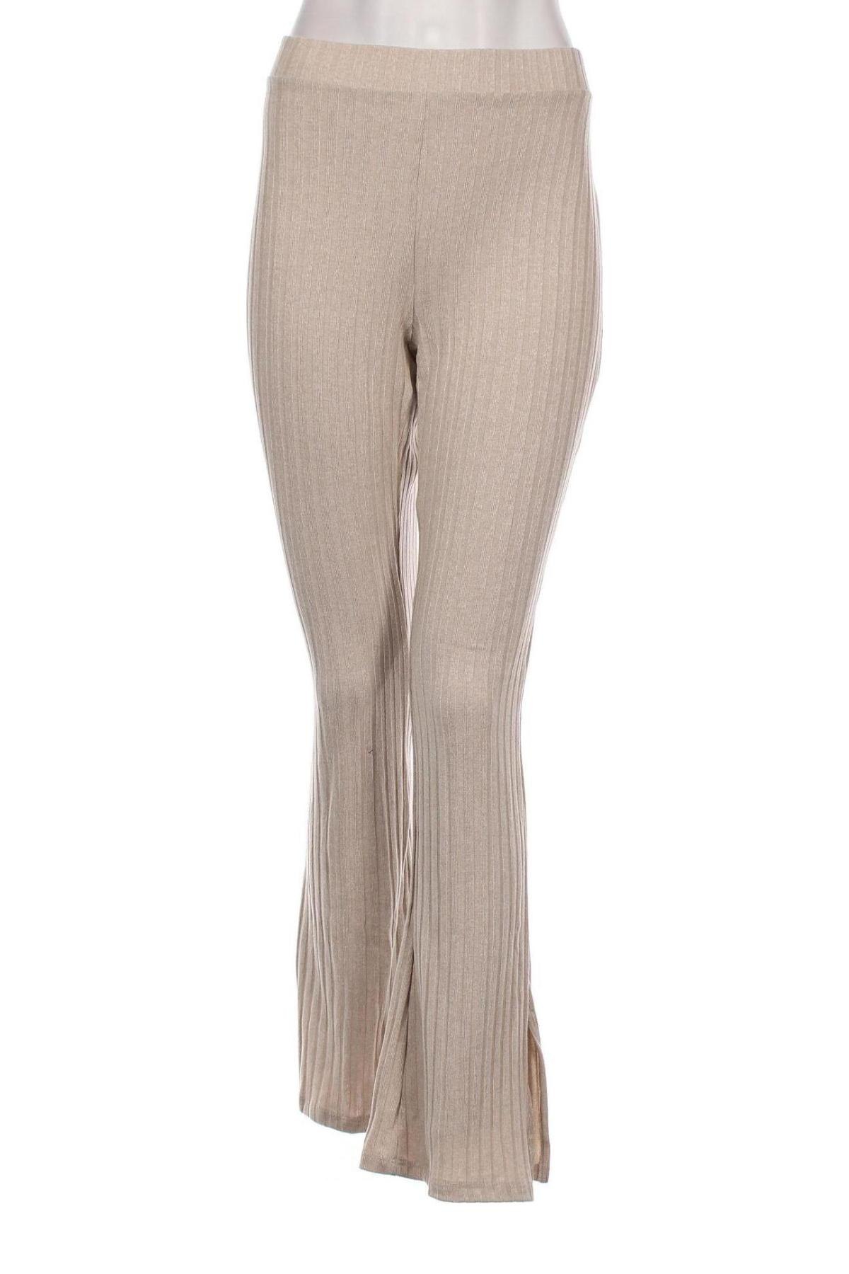 Γυναικείο παντελόνι Gina Tricot, Μέγεθος XL, Χρώμα Εκρού, Τιμή 13,64 €