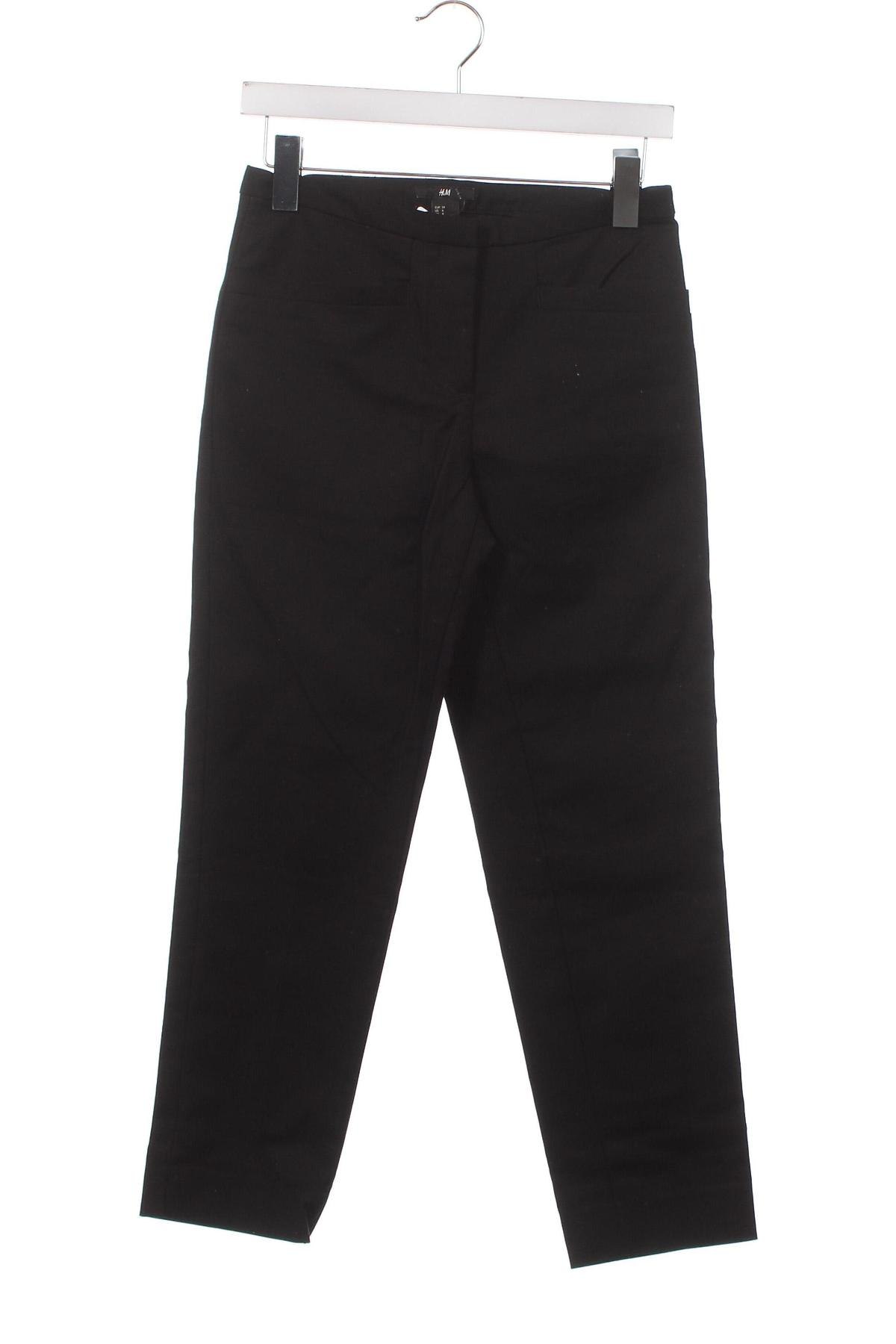 Pantaloni de femei H&M, Mărime XS, Culoare Negru, Preț 18,70 Lei