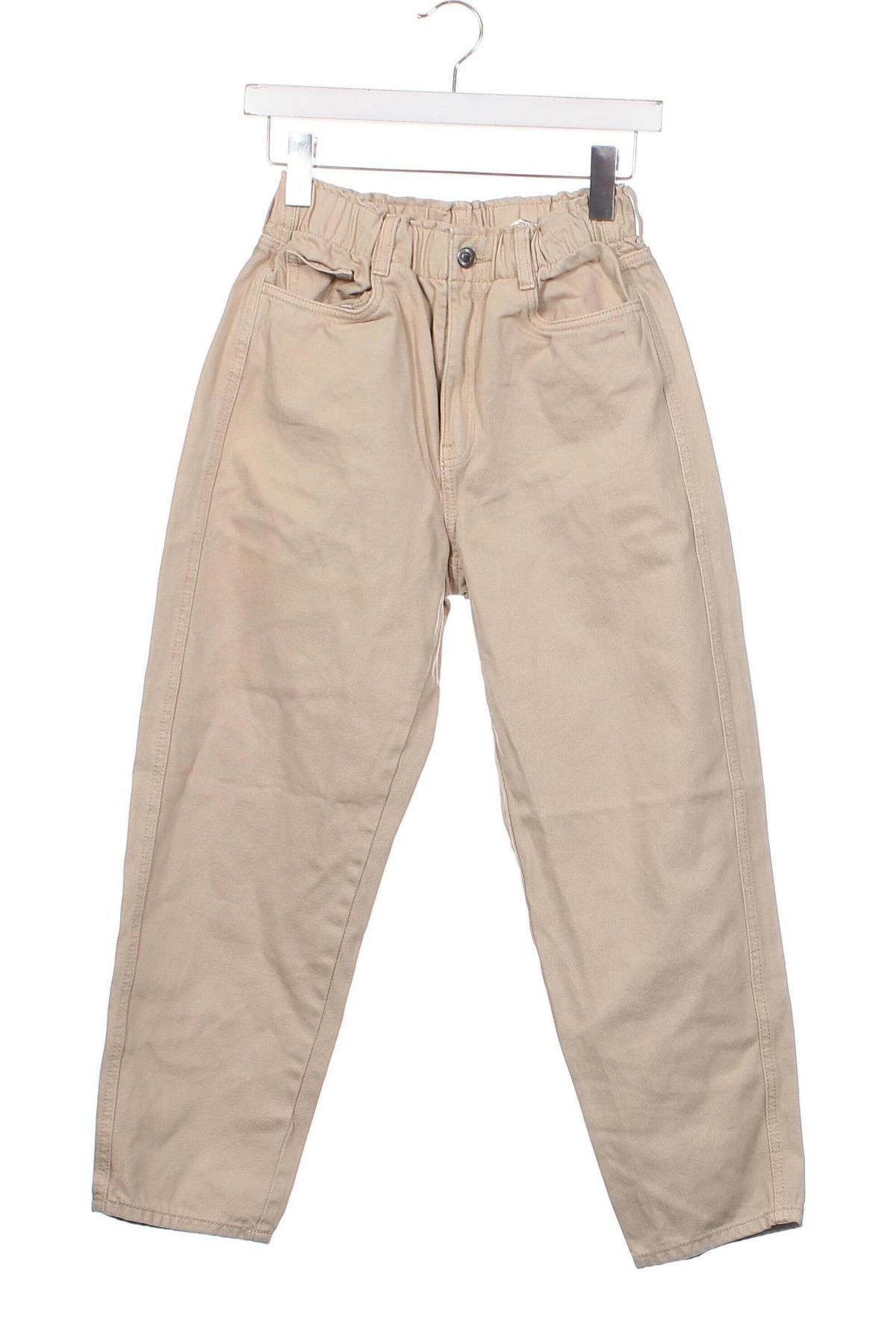 Pantaloni de femei H&M, Mărime XS, Culoare Bej, Preț 30,52 Lei