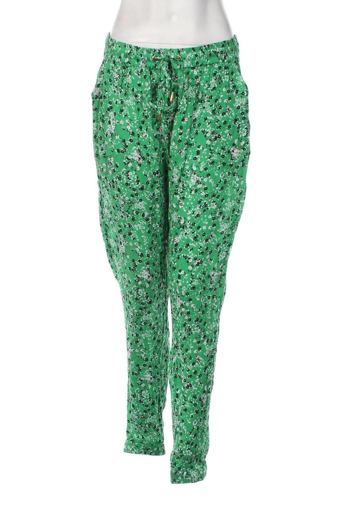 Дамски панталон Kaffe, Размер M, Цвят Зелен, Цена 29,58 лв.