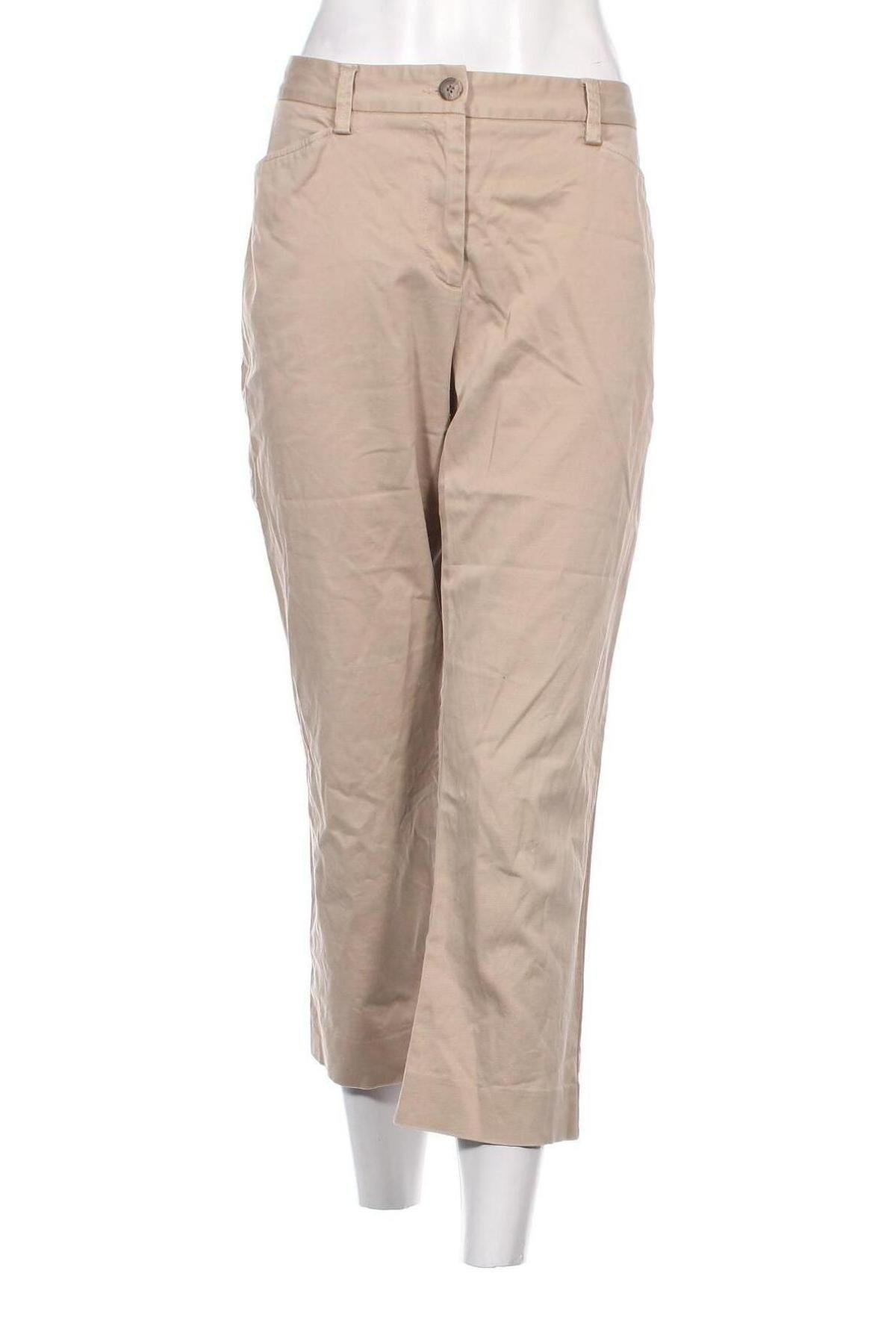 Pantaloni de femei Lands' End, Mărime L, Culoare Bej, Preț 35,52 Lei