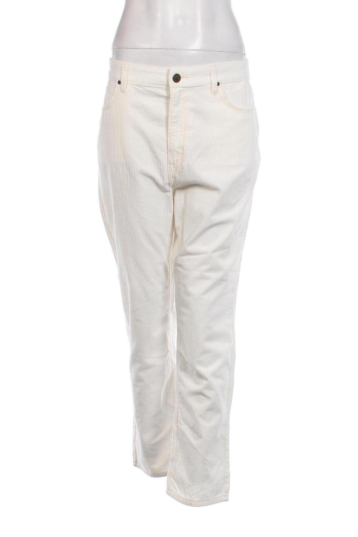Дамски панталон Lee, Размер XL, Цвят Бял, Цена 24,96 лв.