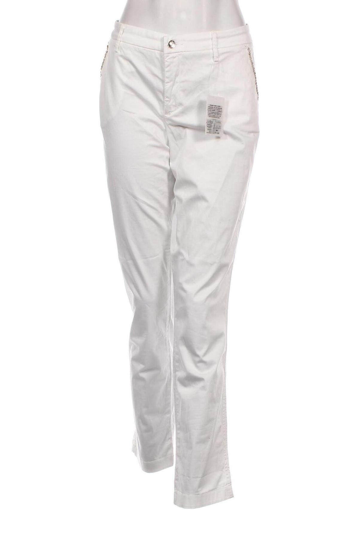 Γυναικείο παντελόνι Liu Jo, Μέγεθος XL, Χρώμα Λευκό, Τιμή 57,06 €