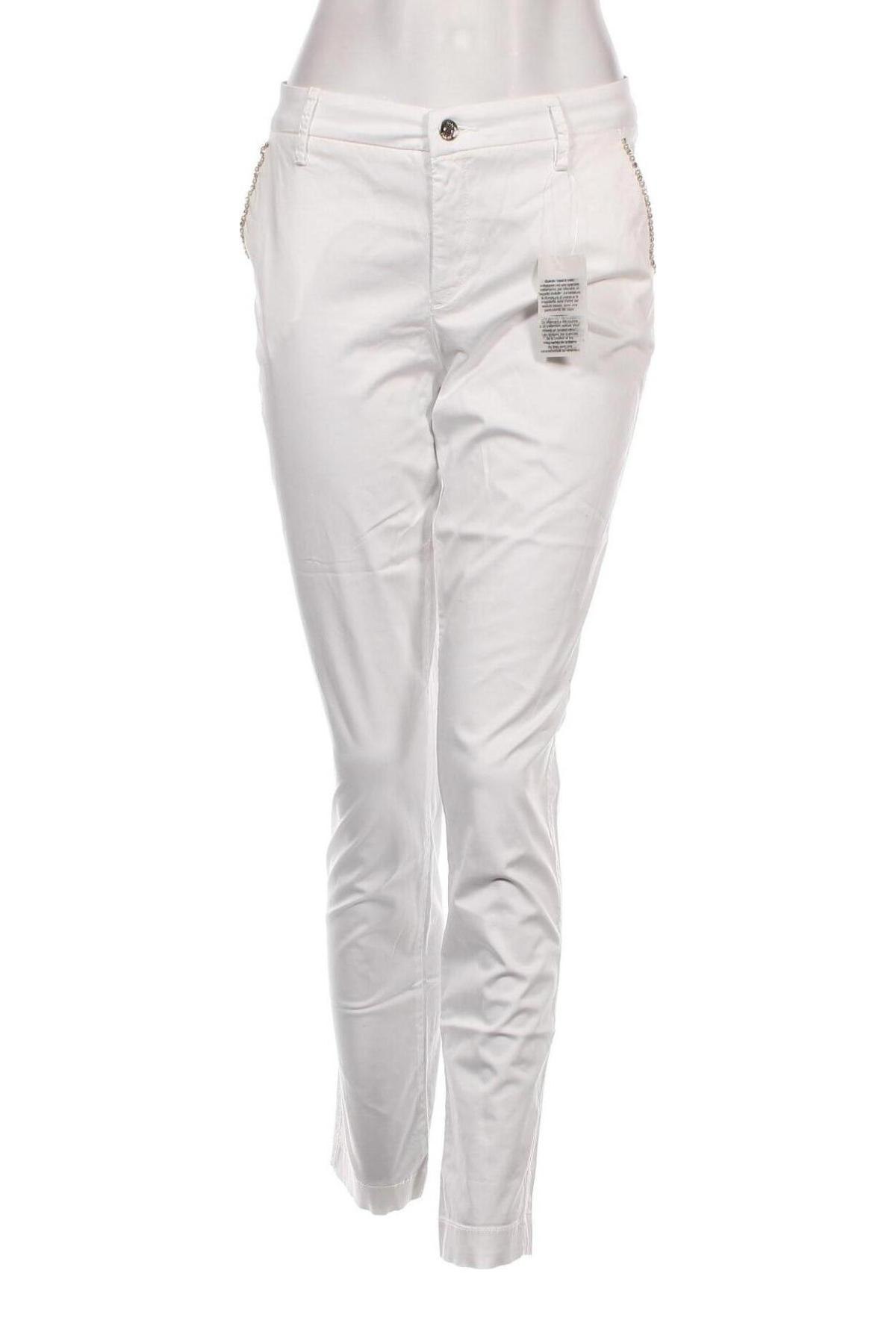 Γυναικείο παντελόνι Liu Jo, Μέγεθος M, Χρώμα Λευκό, Τιμή 57,06 €