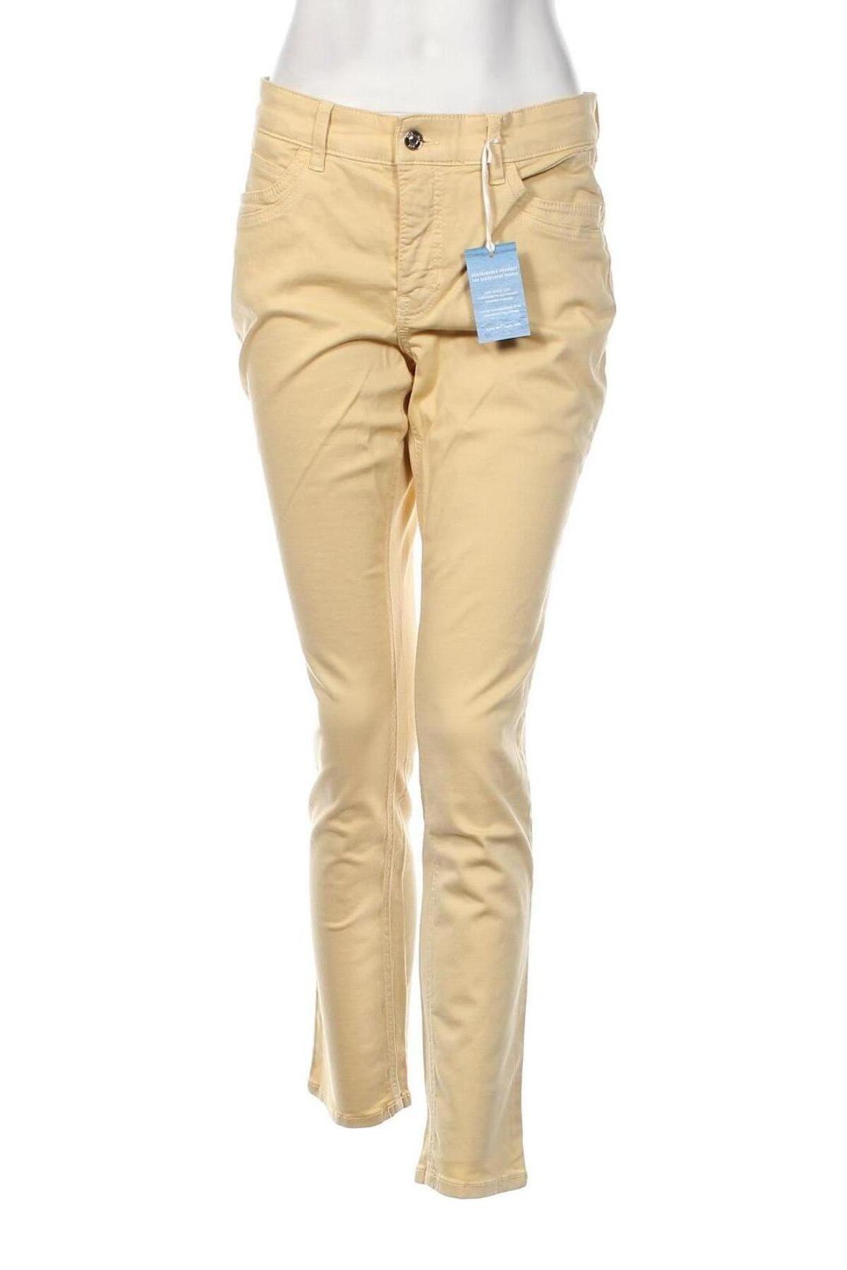 Pantaloni de femei Mac, Mărime M, Culoare Galben, Preț 480,26 Lei