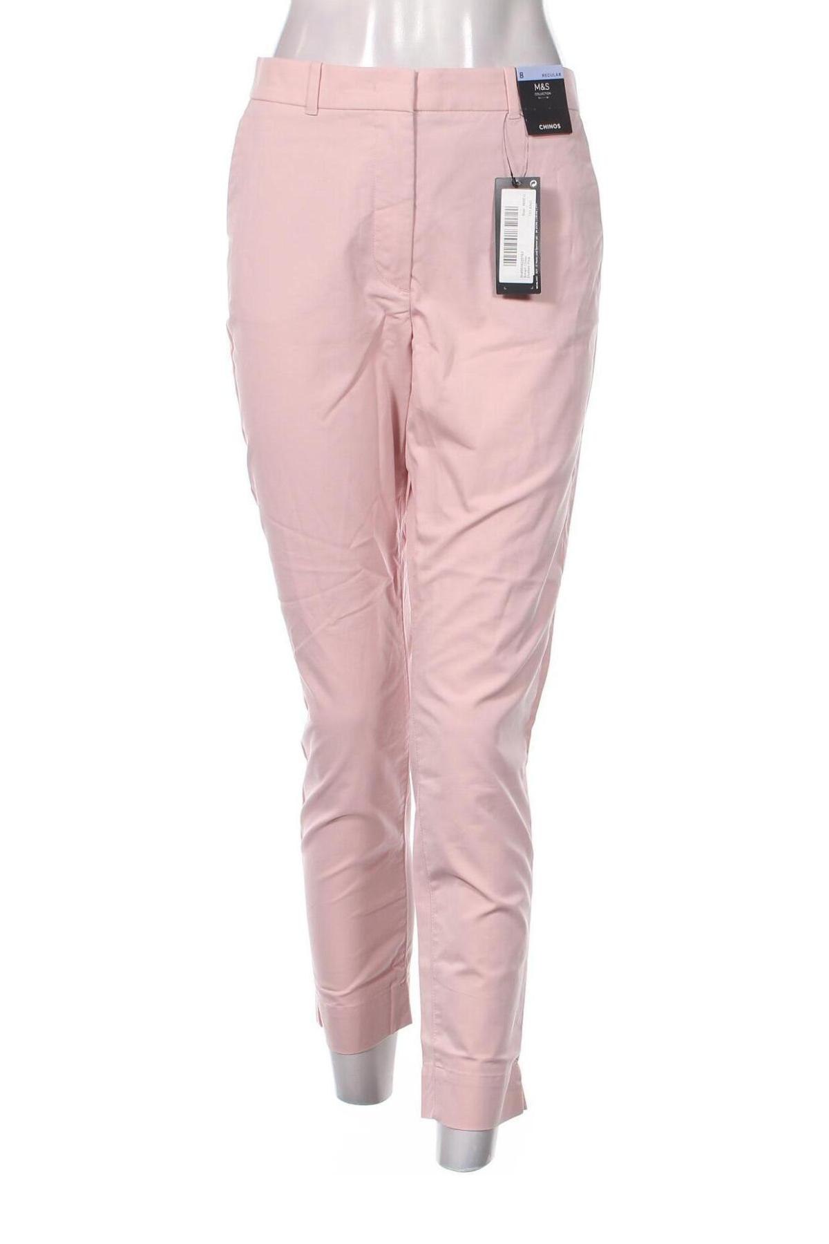 Дамски панталон Marks & Spencer, Размер S, Цвят Розов, Цена 28,08 лв.