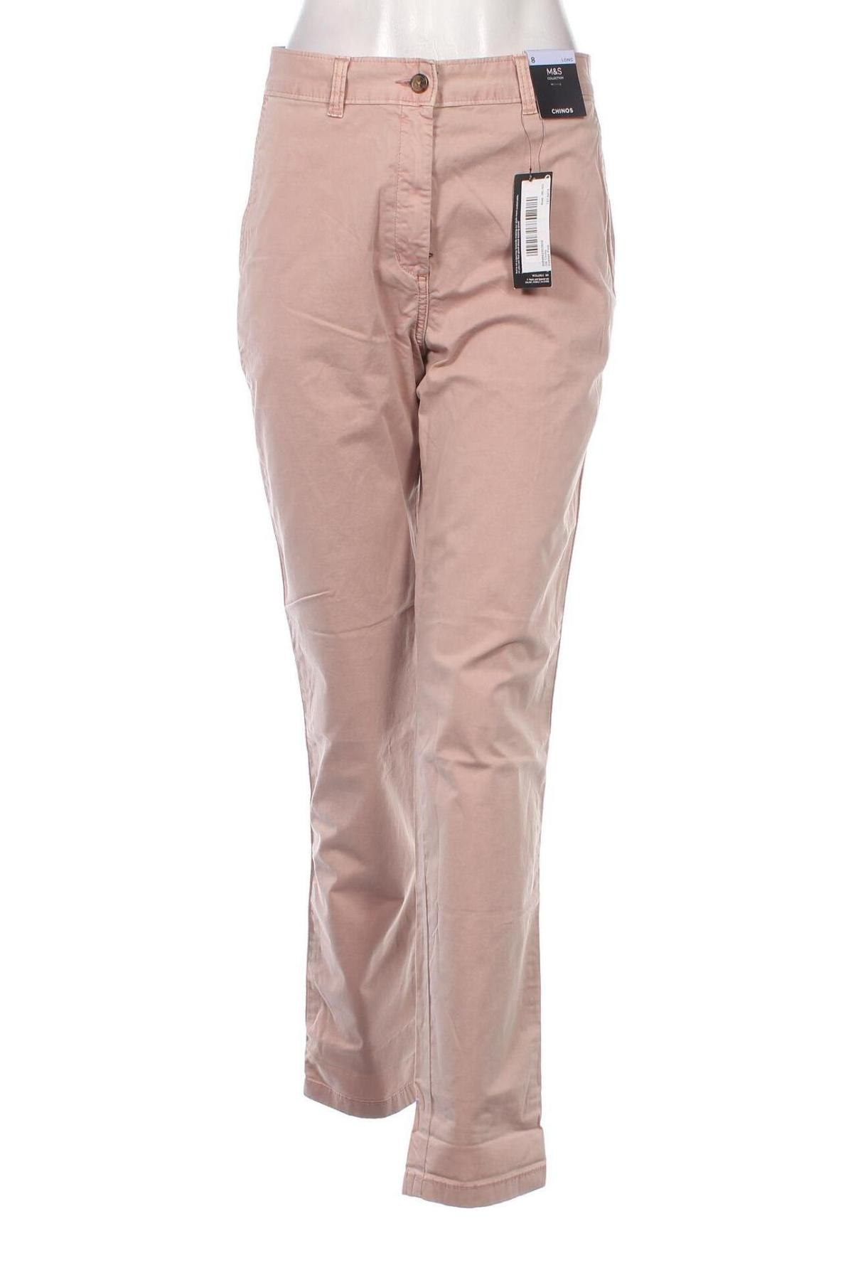 Дамски панталон Marks & Spencer, Размер S, Цвят Розов, Цена 24,84 лв.