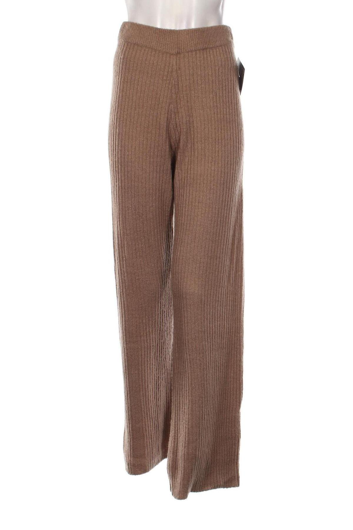 Дамски панталон Nly Trend, Размер S, Цвят Кафяв, Цена 46,00 лв.