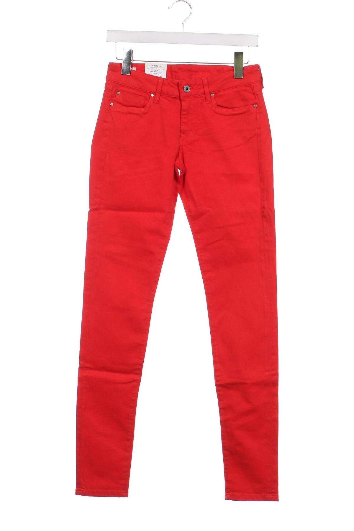 Damenhose Pepe Jeans, Größe M, Farbe Rot, Preis 11,29 €