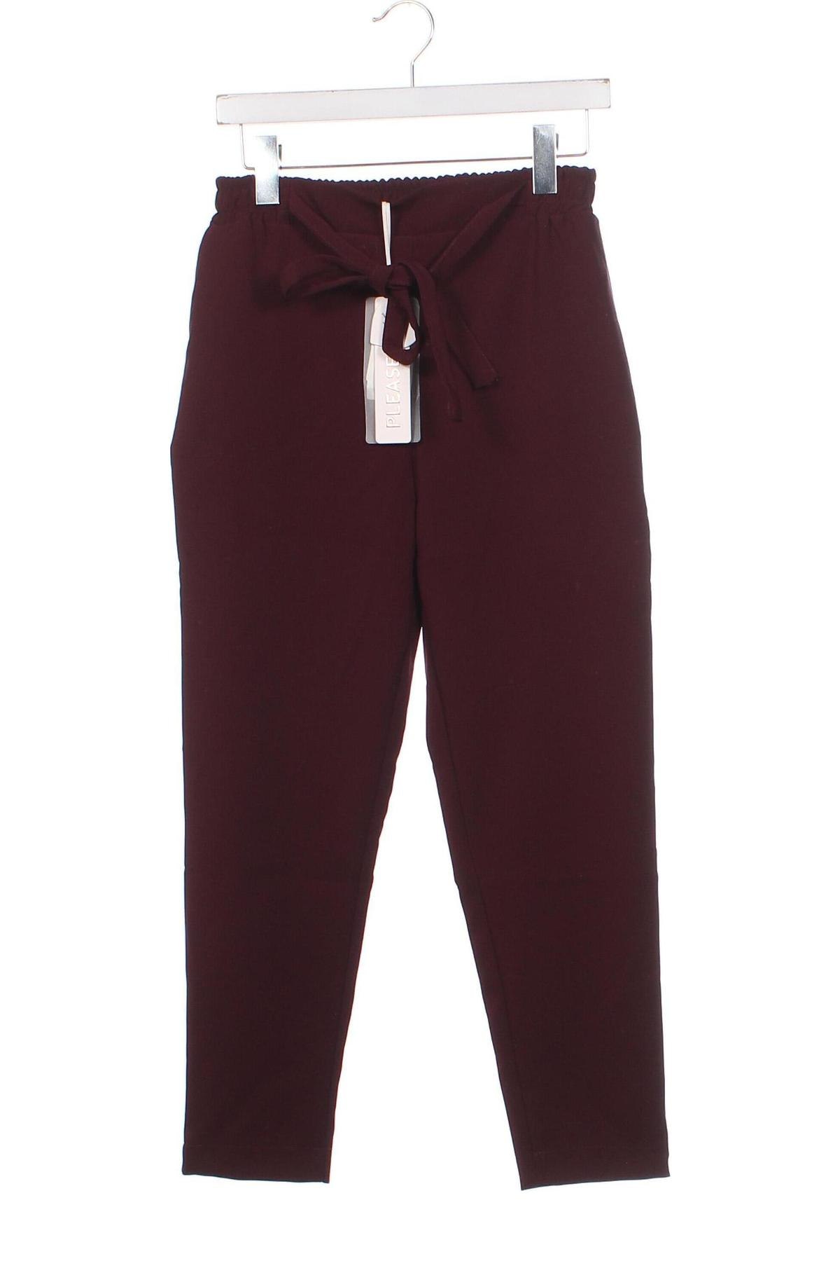 Pantaloni de femei Please, Mărime XS, Culoare Roșu, Preț 102,63 Lei