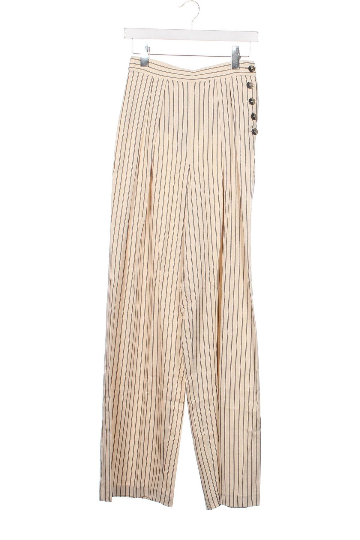 Damenhose Sisley, Größe XS, Farbe Ecru, Preis 75,26 €