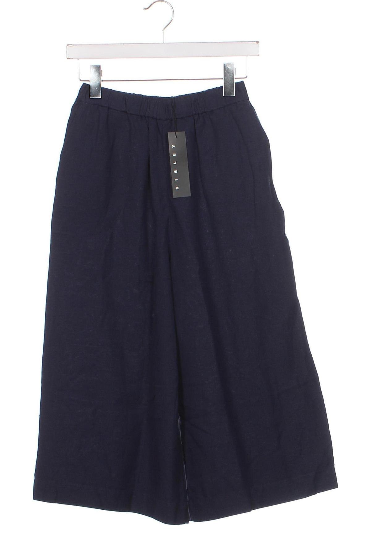 Γυναικείο παντελόνι Sisley, Μέγεθος XS, Χρώμα Μπλέ, Τιμή 80,41 €