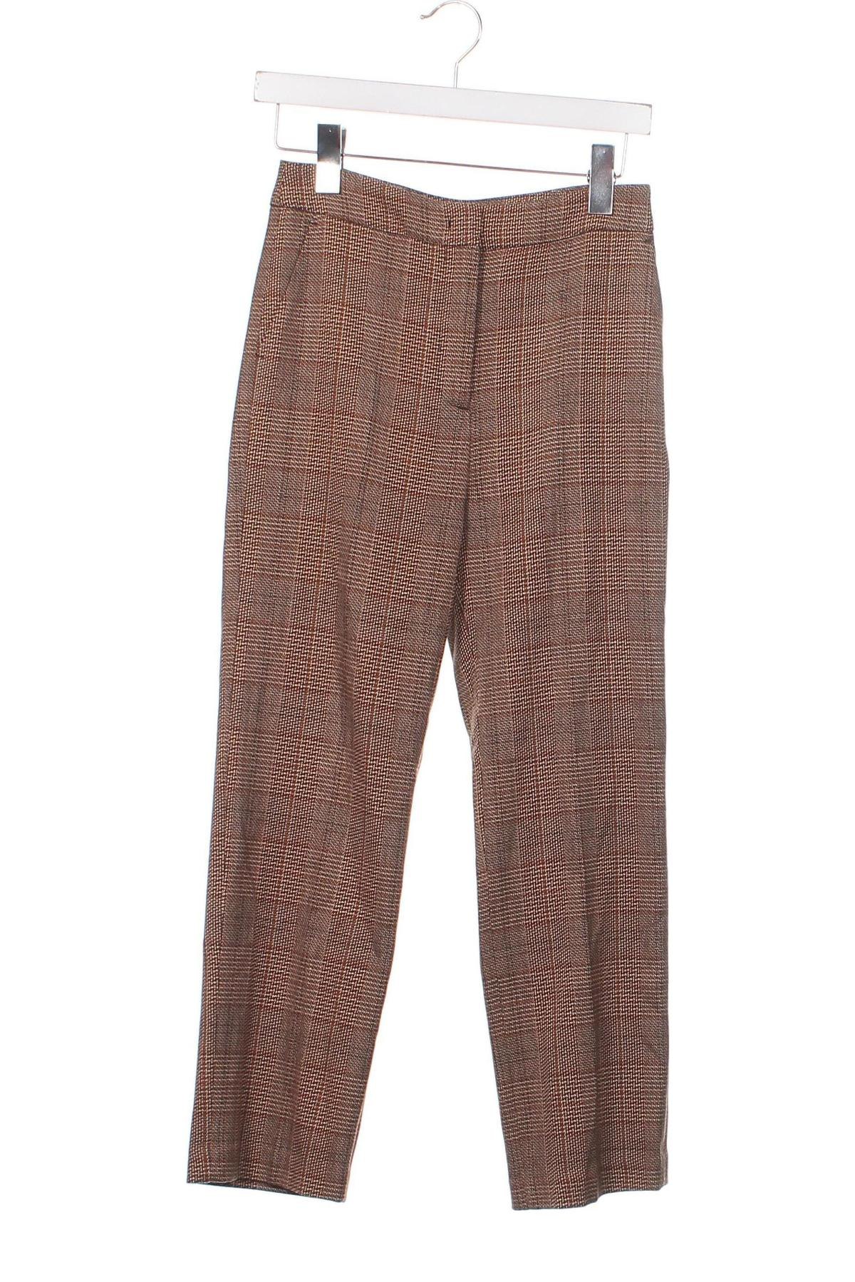 Дамски панталон Sisley, Размер XXS, Цвят Кафяв, Цена 23,40 лв.