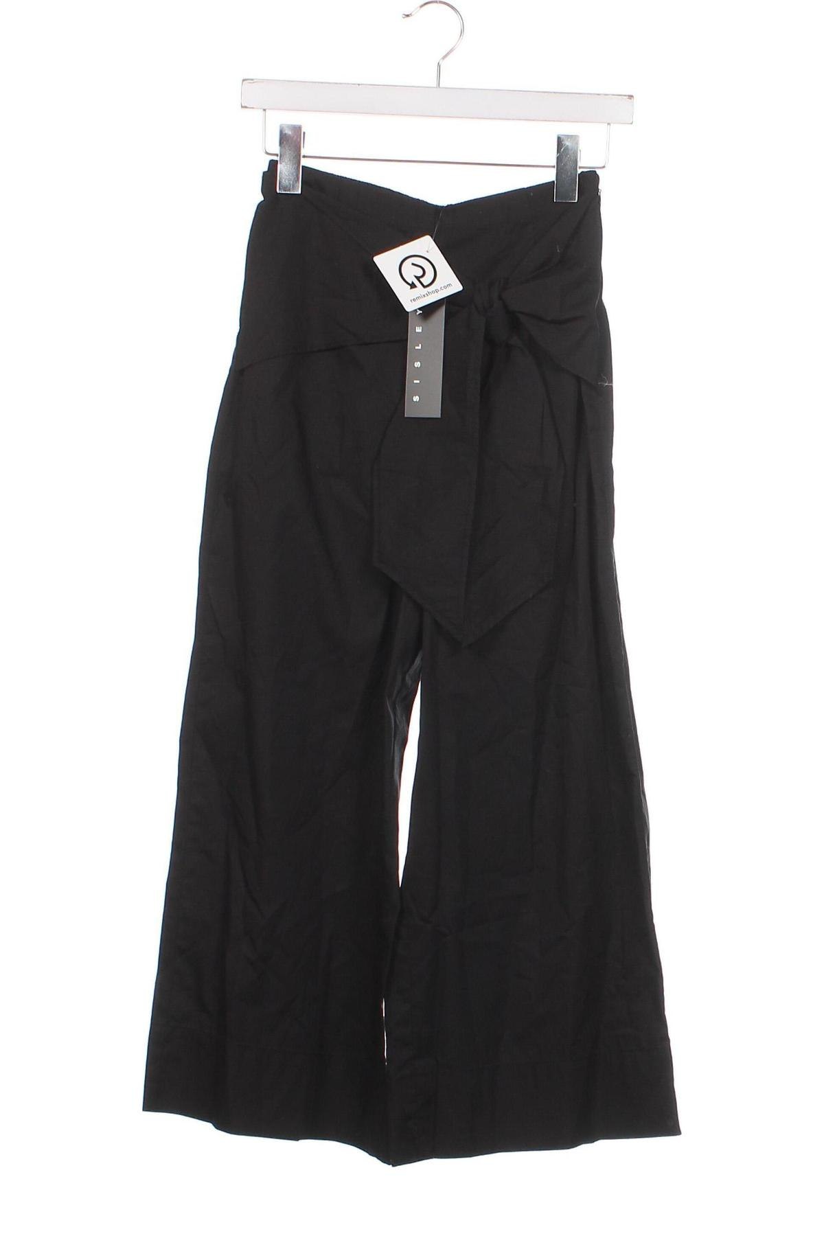 Γυναικείο παντελόνι Sisley, Μέγεθος XXS, Χρώμα Μαύρο, Τιμή 28,14 €