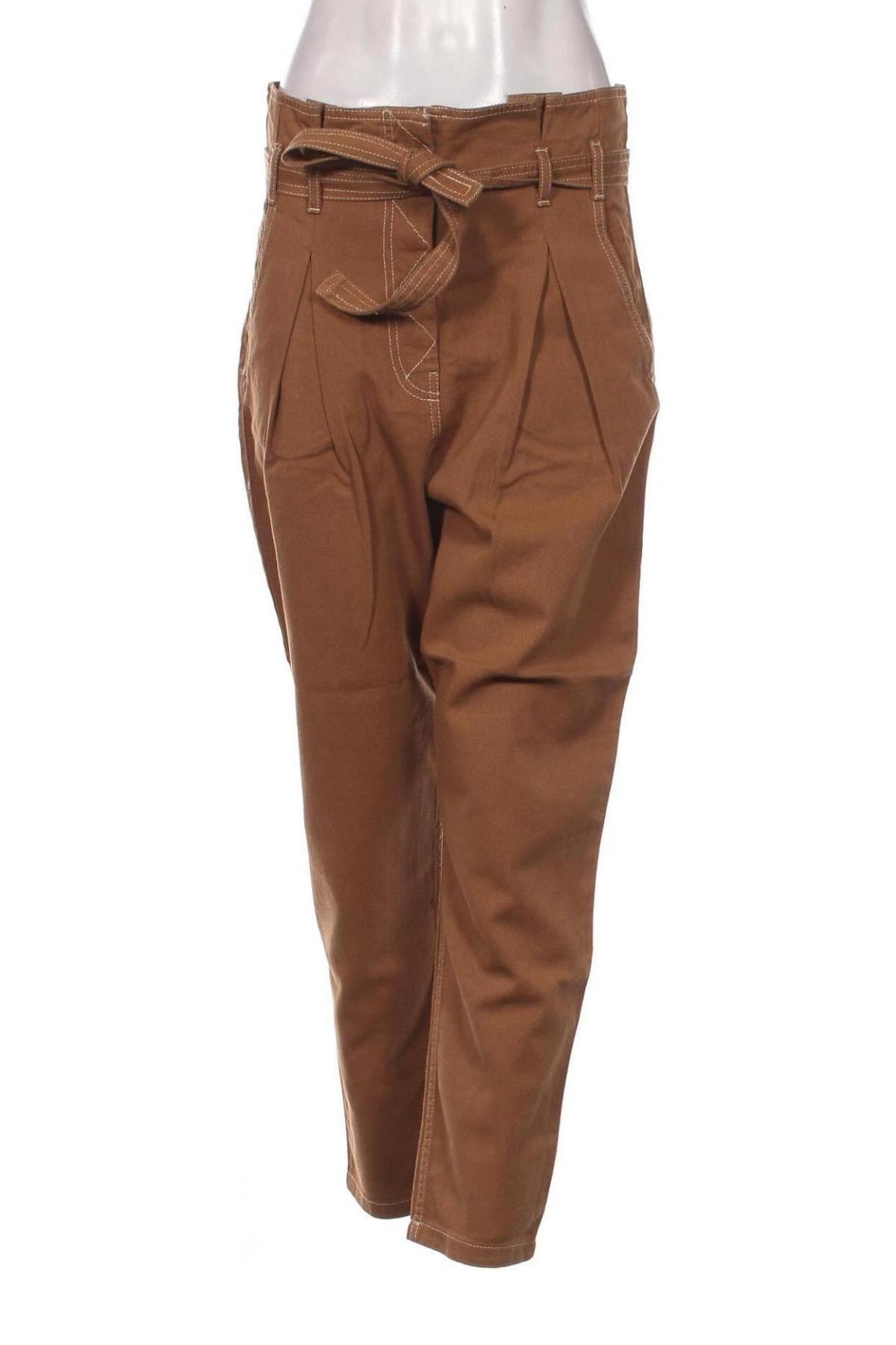 Γυναικείο παντελόνι Sisley, Μέγεθος M, Χρώμα Καφέ, Τιμή 13,55 €