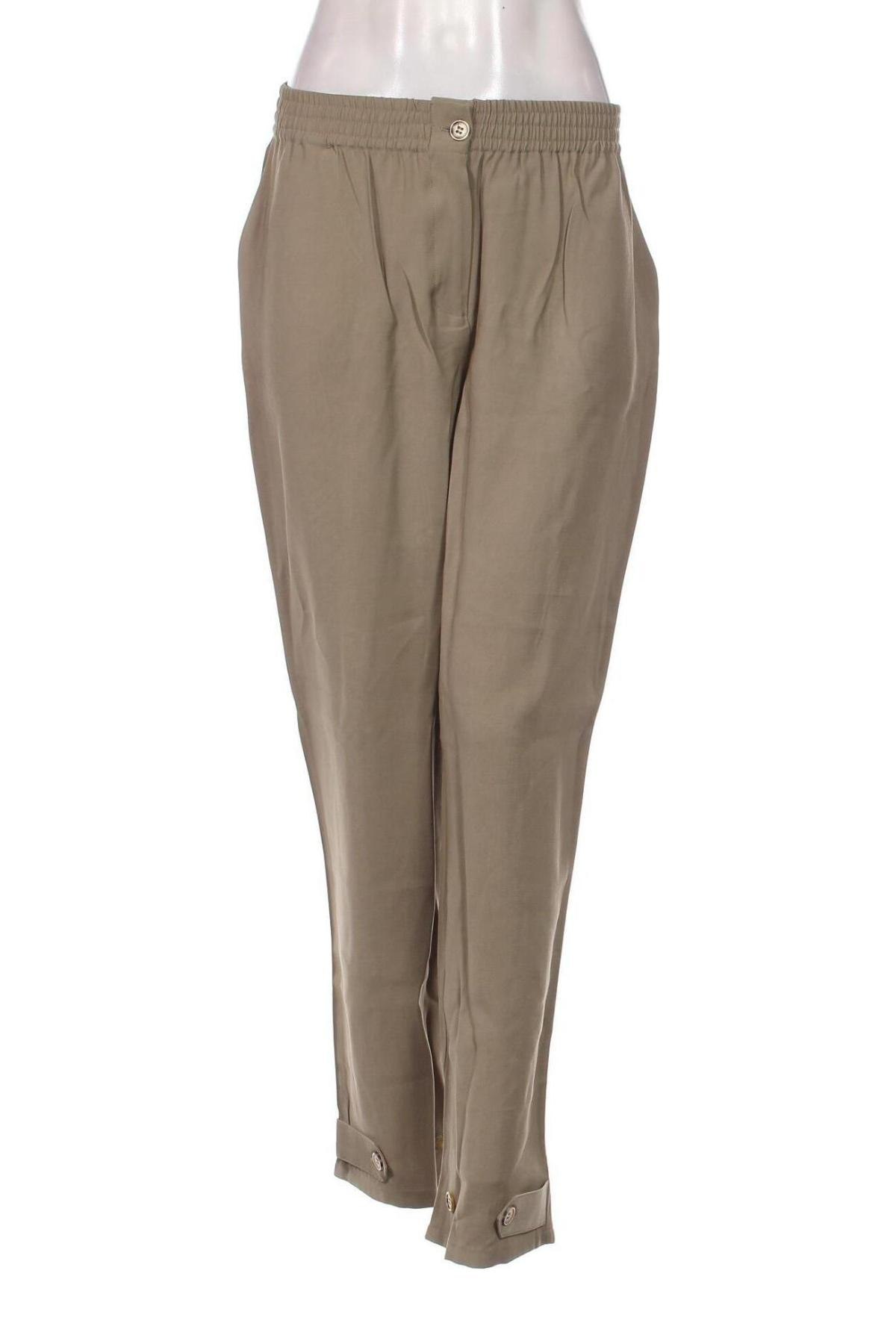 Дамски панталон Soft Rebels, Размер L, Цвят Зелен, Цена 74,46 лв.