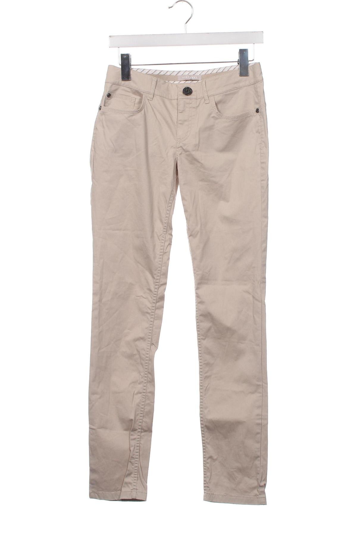 Dámské kalhoty  Stefanel, Velikost XS, Barva Béžová, Cena  394,00 Kč