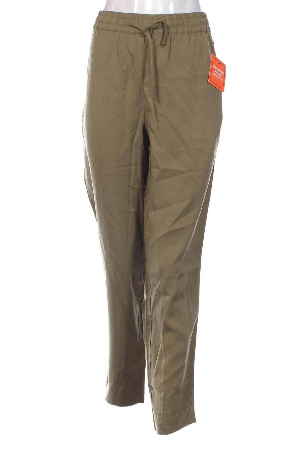 Pantaloni de femei Strandfein, Mărime L, Culoare Verde, Preț 48,65 Lei