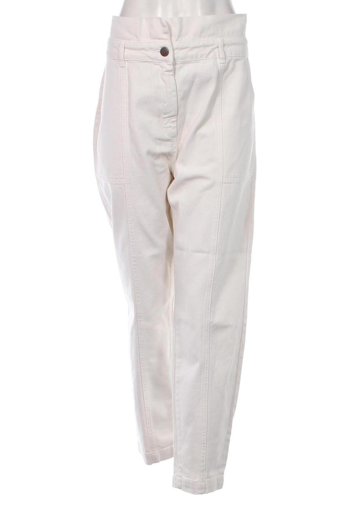 Дамски панталон TWINSET, Размер L, Цвят Бял, Цена 154,98 лв.