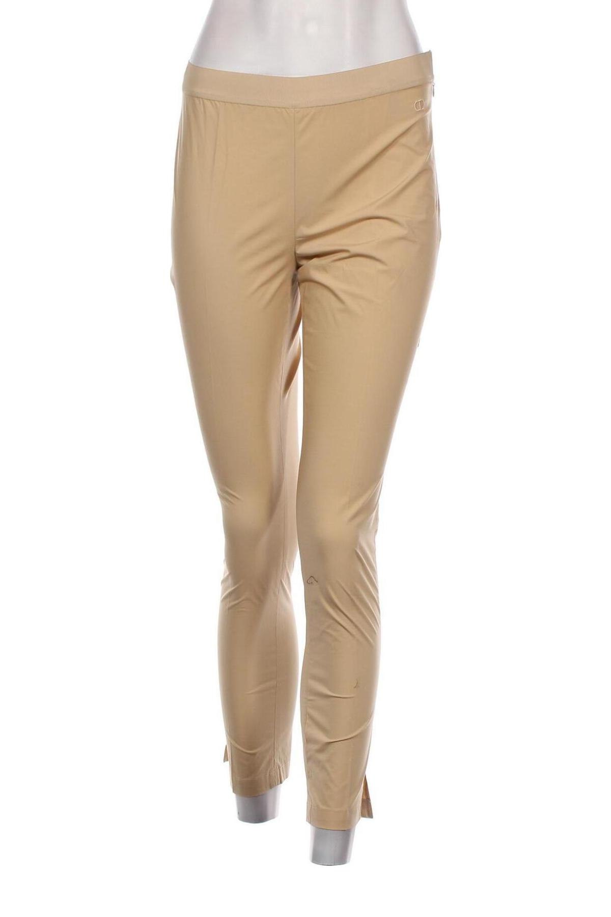 Γυναικείο παντελόνι TWINSET, Μέγεθος M, Χρώμα  Μπέζ, Τιμή 74,60 €