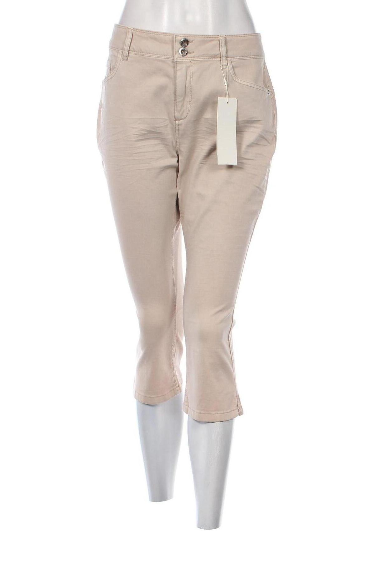 Дамски панталон Tom Tailor, Размер L, Цвят Бежов, Цена 87,00 лв.