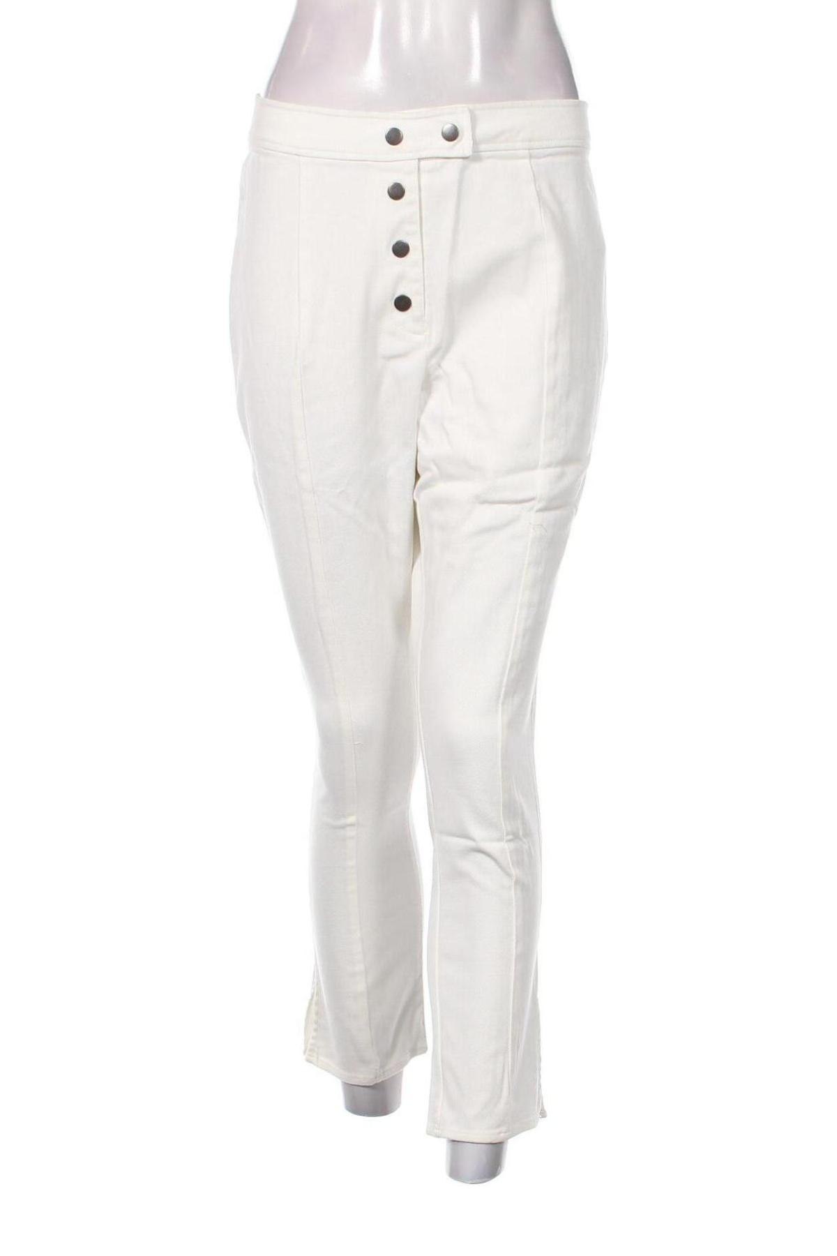 Γυναικείο παντελόνι Vero Moda, Μέγεθος M, Χρώμα Εκρού, Τιμή 10,58 €