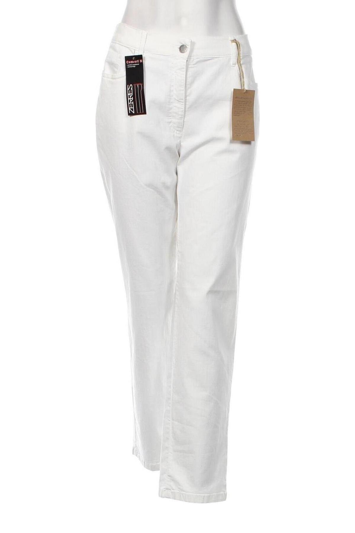 Γυναικείο παντελόνι Zerres, Μέγεθος XL, Χρώμα Λευκό, Τιμή 44,85 €