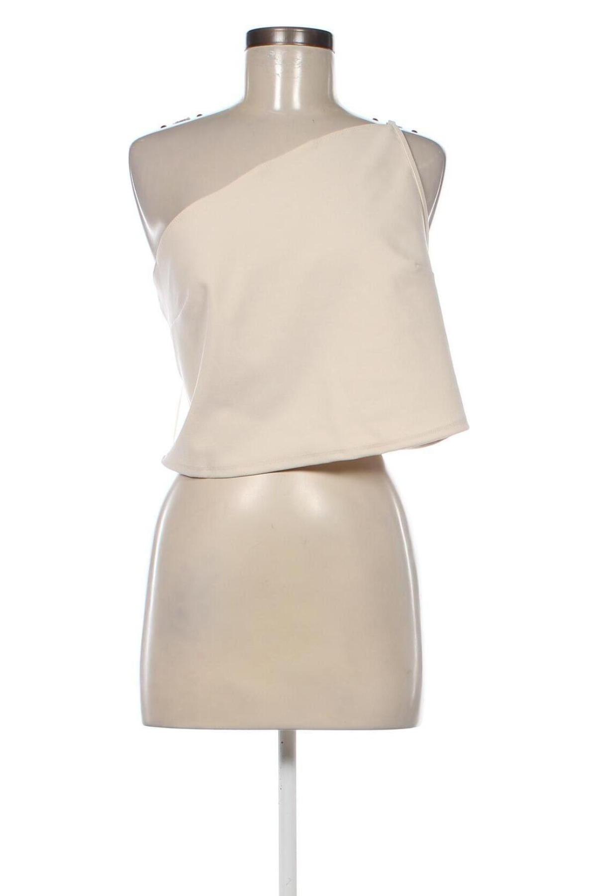 Γυναικείο αμάνικο μπλουζάκι Abercrombie & Fitch, Μέγεθος XL, Χρώμα  Μπέζ, Τιμή 14,95 €
