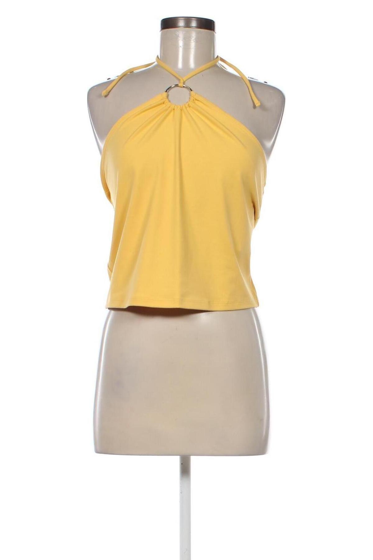 Γυναικείο αμάνικο μπλουζάκι Abercrombie & Fitch, Μέγεθος XL, Χρώμα Κίτρινο, Τιμή 15,25 €
