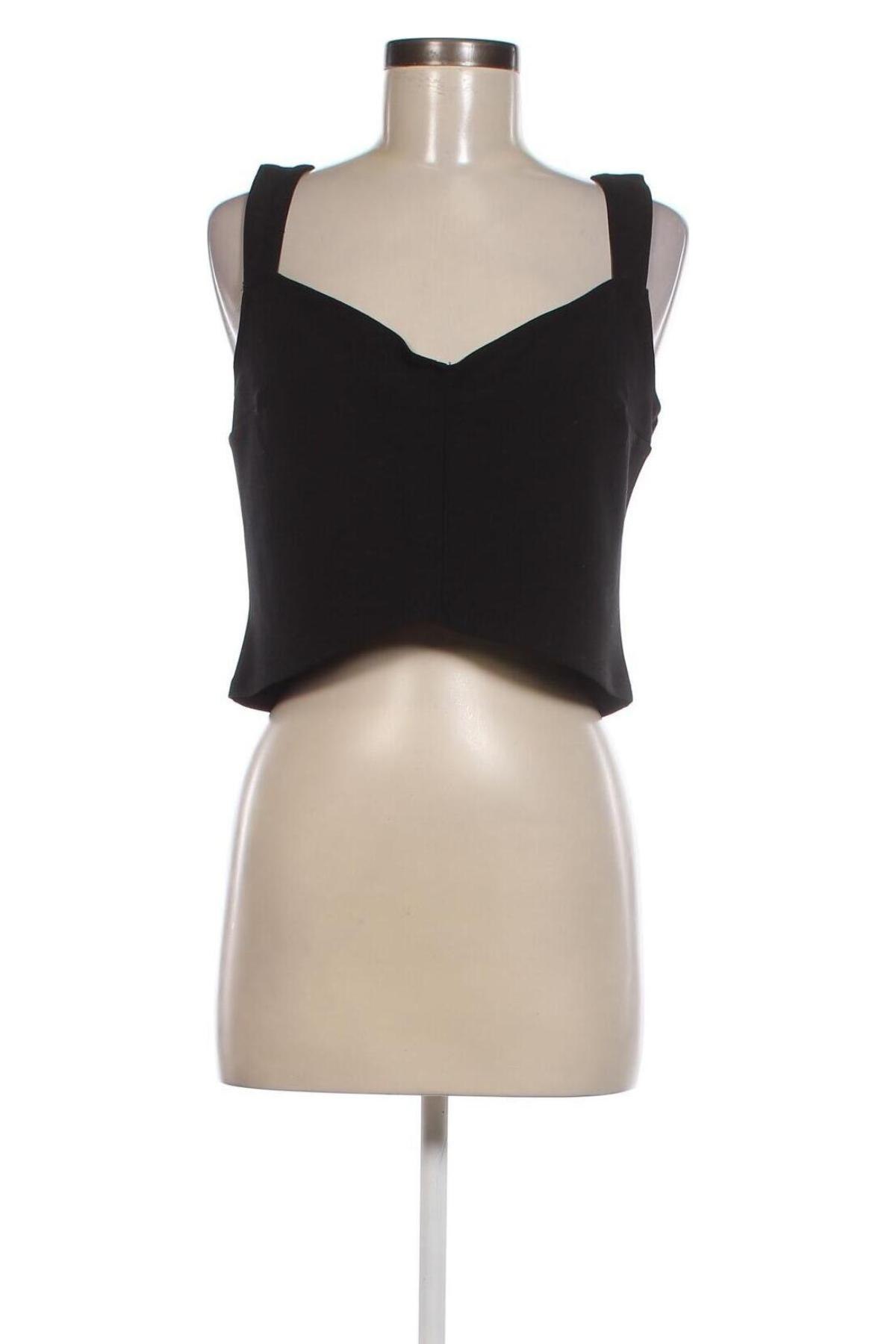 Γυναικείο αμάνικο μπλουζάκι Abercrombie & Fitch, Μέγεθος XL, Χρώμα Μαύρο, Τιμή 8,97 €