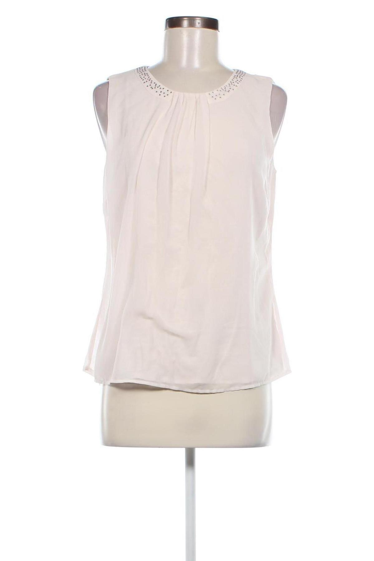 Γυναικείο αμάνικο μπλουζάκι Amy Vermont, Μέγεθος M, Χρώμα Εκρού, Τιμή 3,65 €