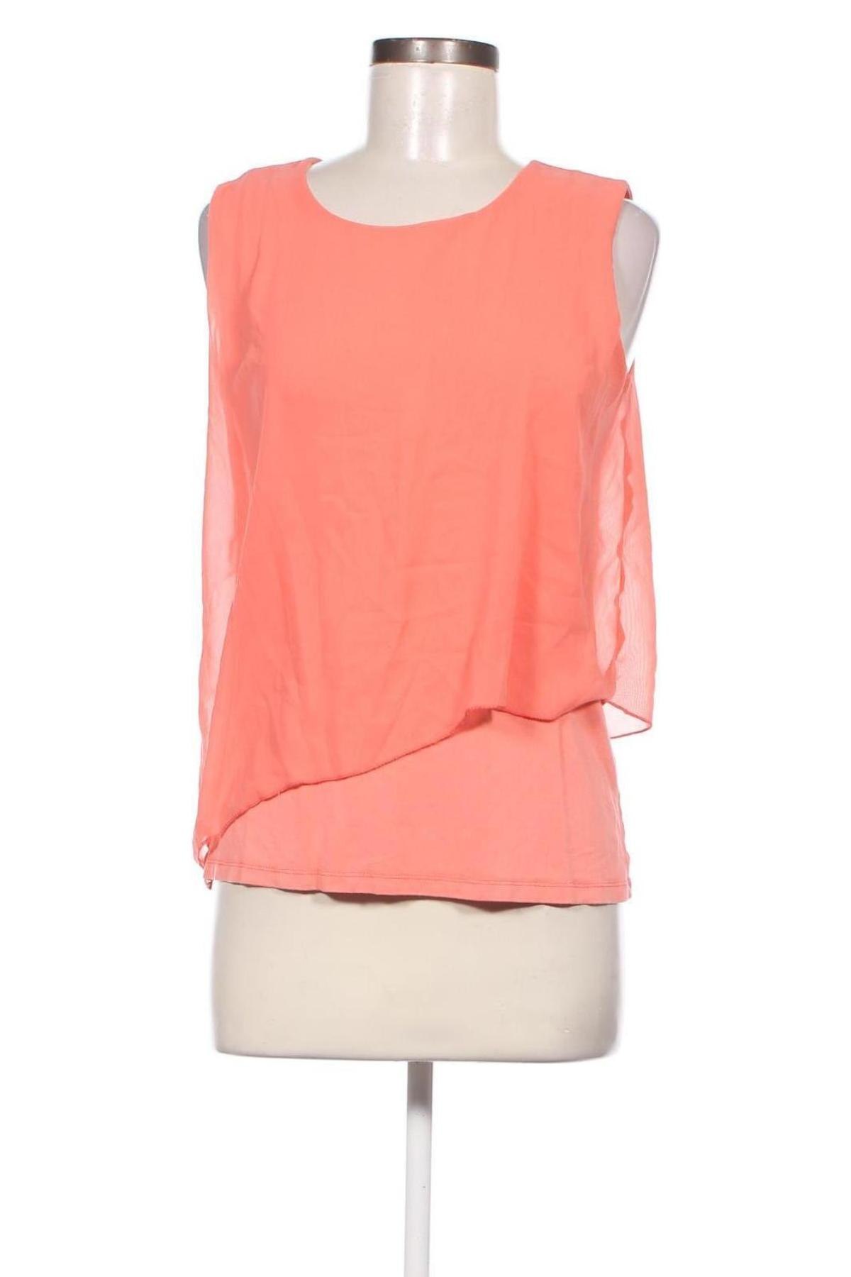 Γυναικείο αμάνικο μπλουζάκι Canda, Μέγεθος S, Χρώμα Πορτοκαλί, Τιμή 3,59 €