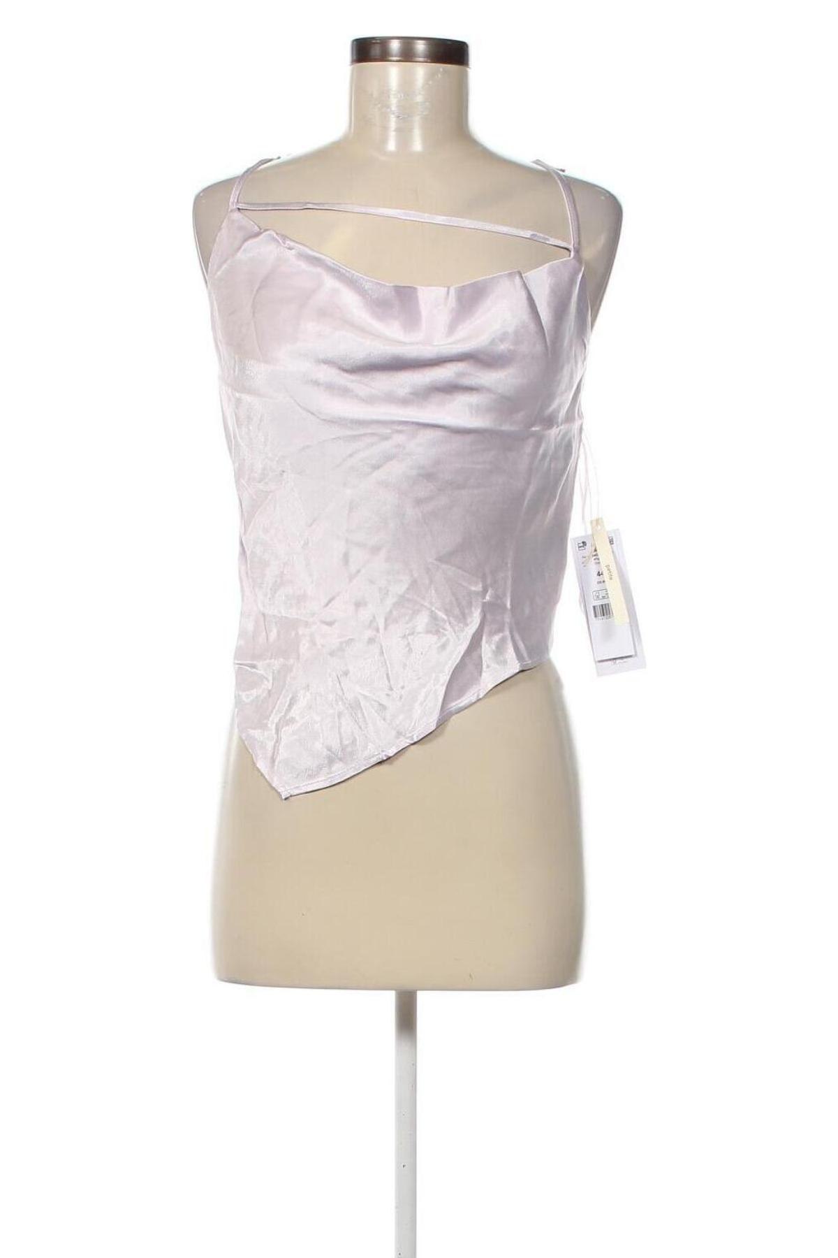 Γυναικείο αμάνικο μπλουζάκι Gina Tricot, Μέγεθος XL, Χρώμα Βιολετί, Τιμή 2,09 €