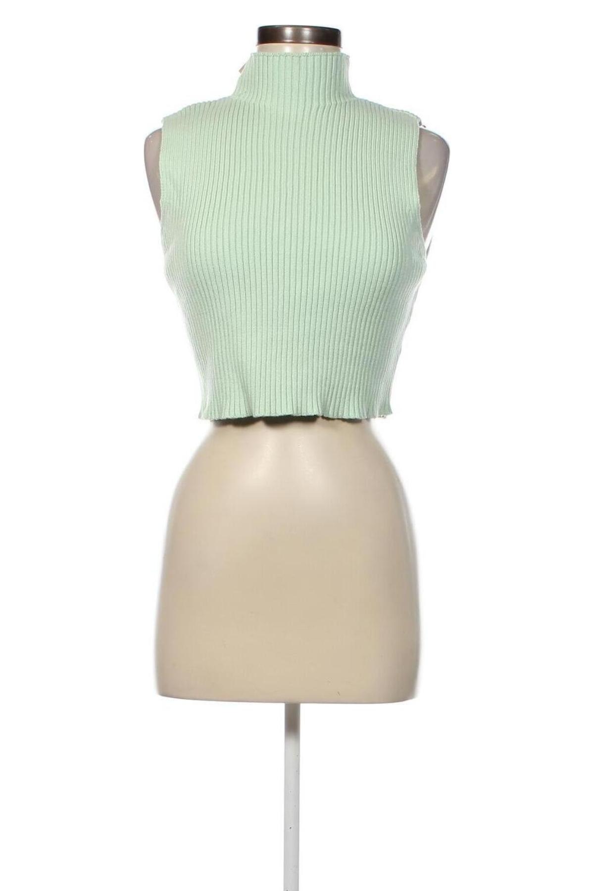 Γυναικείο αμάνικο μπλουζάκι Glamorous, Μέγεθος L, Χρώμα Πράσινο, Τιμή 14,95 €