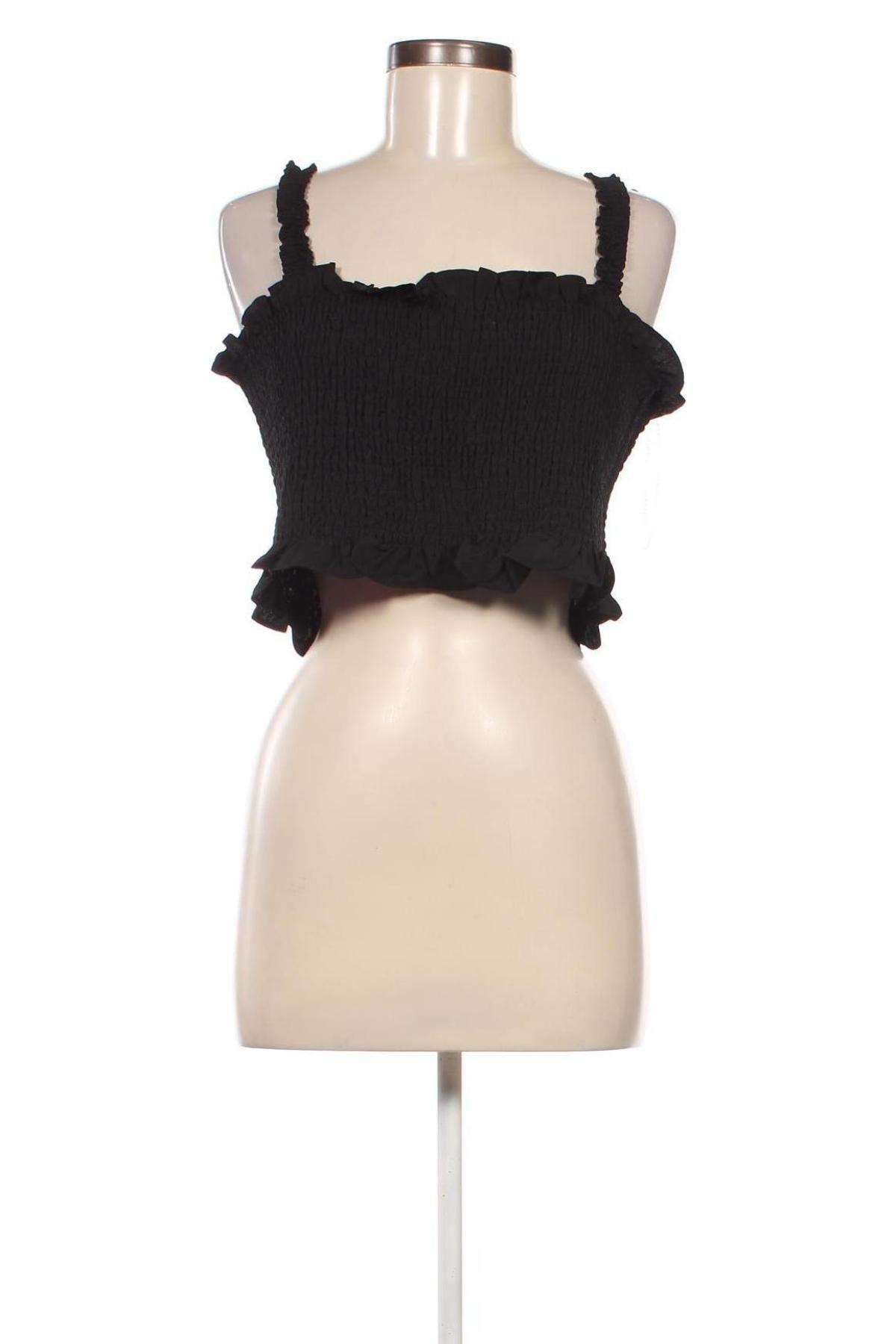 Γυναικείο αμάνικο μπλουζάκι Glamorous, Μέγεθος XL, Χρώμα Μαύρο, Τιμή 6,28 €