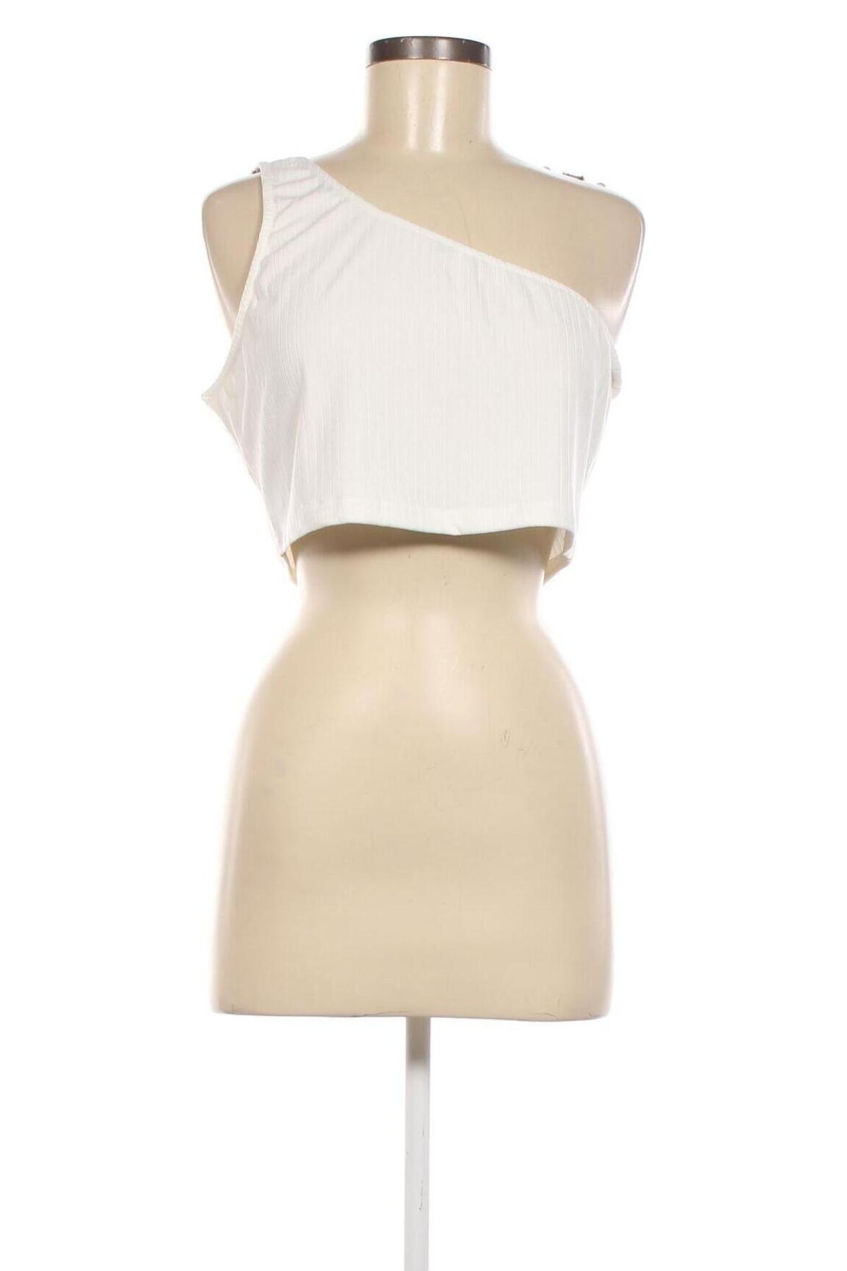 Damska koszulka na ramiączkach Glamorous, Rozmiar XL, Kolor Biały, Cena 33,24 zł
